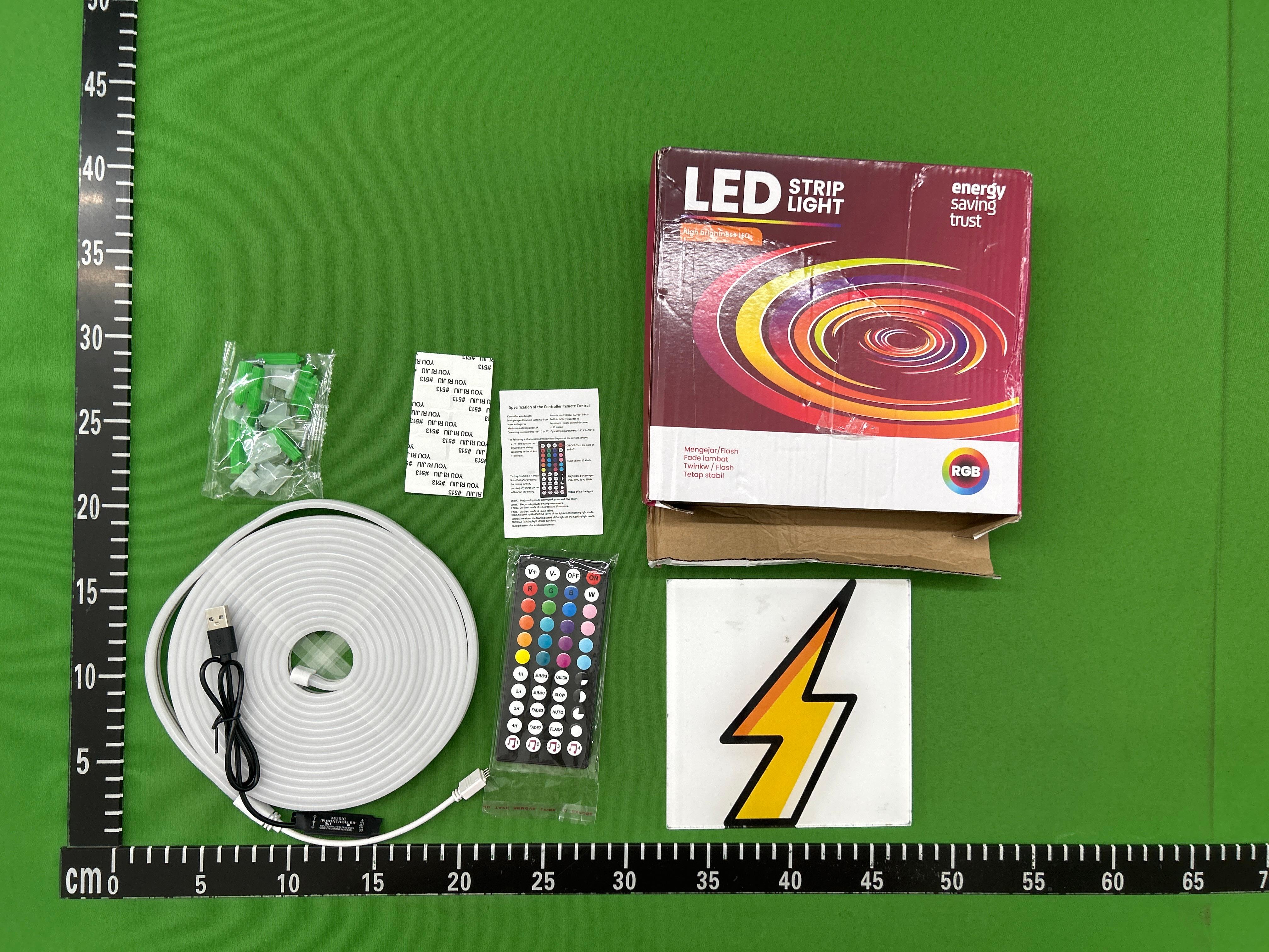 Foto QC 5 de Generic RGB LED Neon Light Strip 06*12 Flexible Silicone Bluetooth APP Remote Control