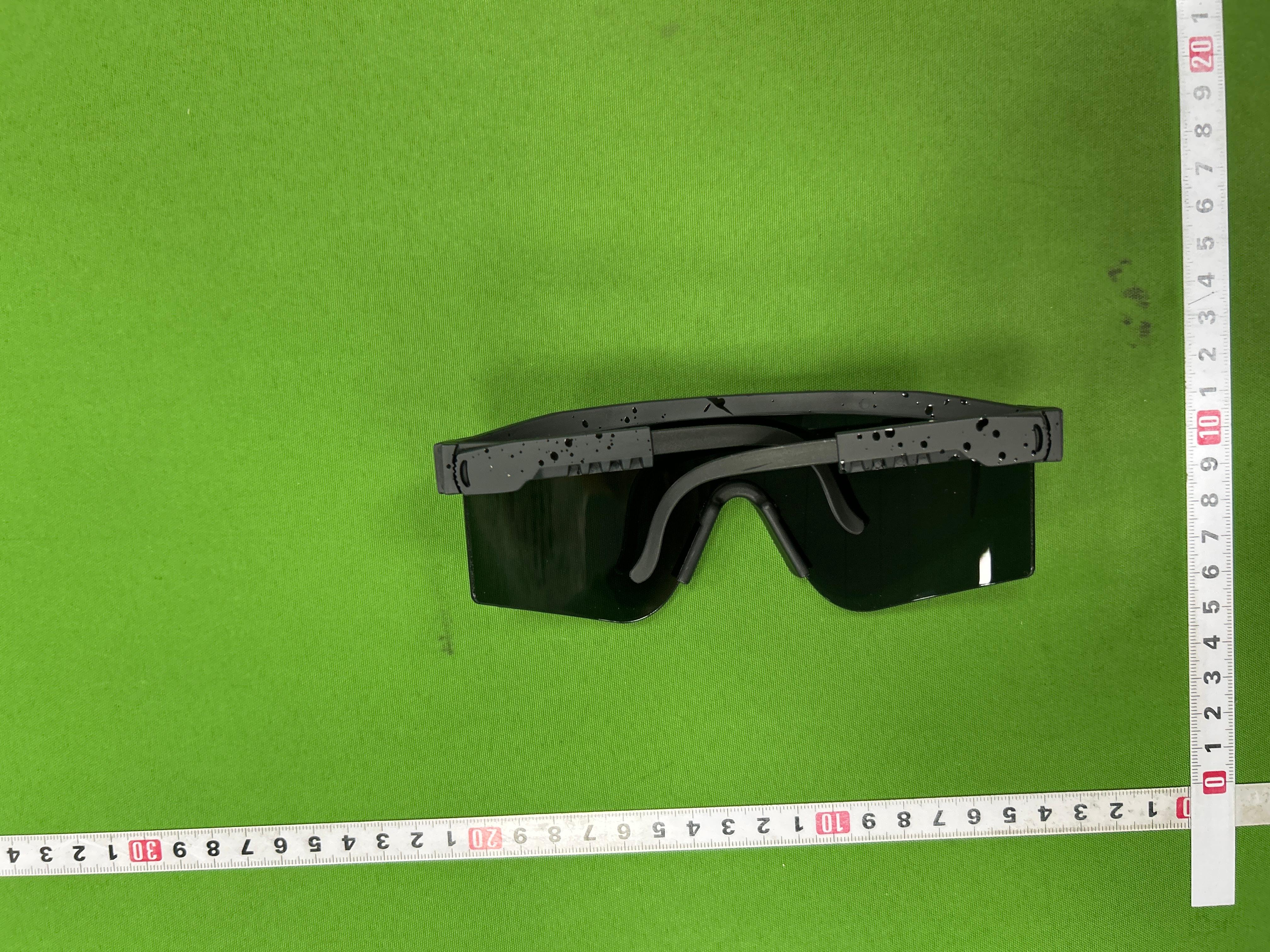 Foto QC 4 de Pit Viper Shield Plastic Sunglasses Stars and Stripes Purple Mirror (The Merika)