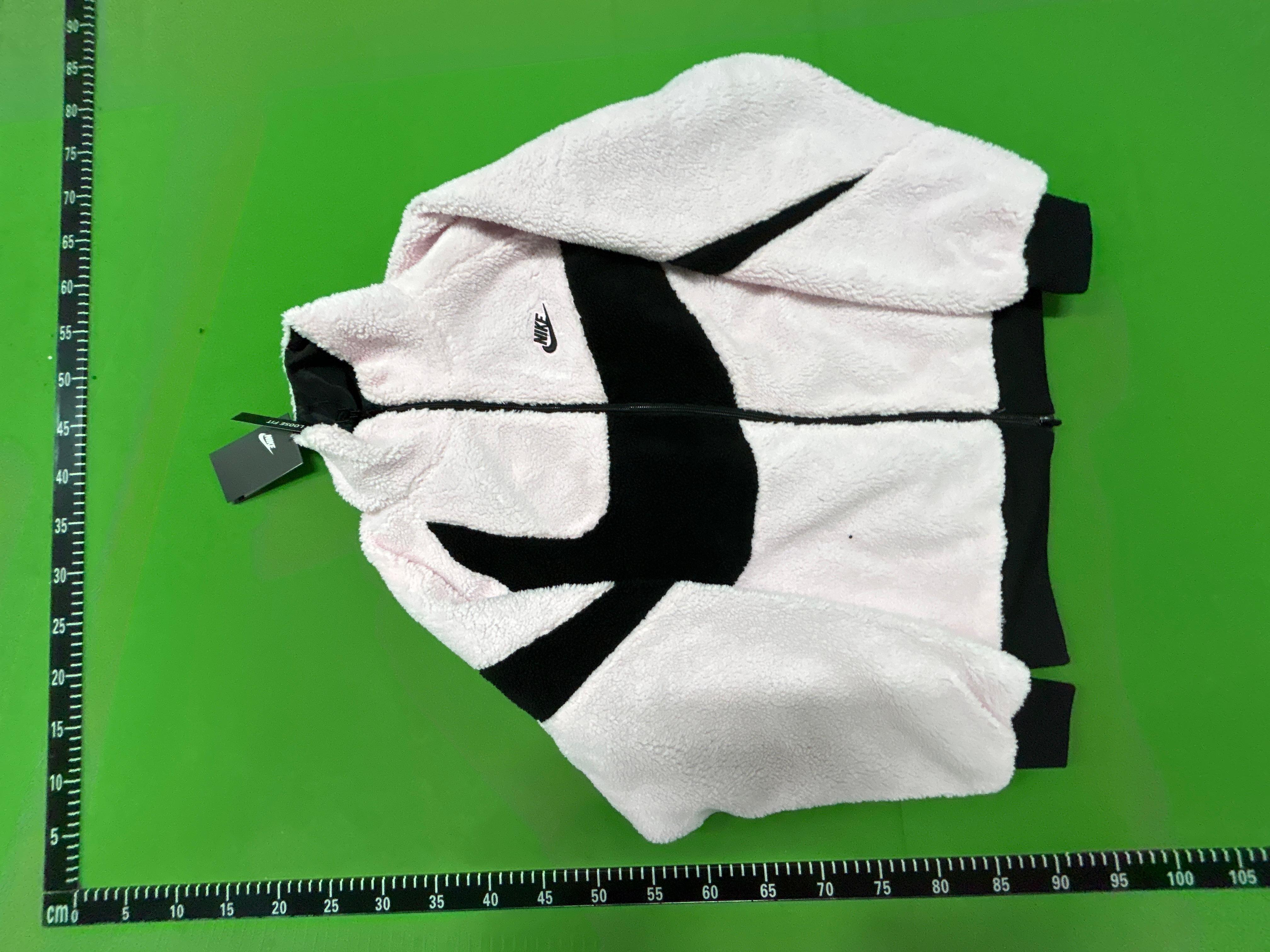 Foto QC 7 de Nike Fleece Reversible Jacket White Black