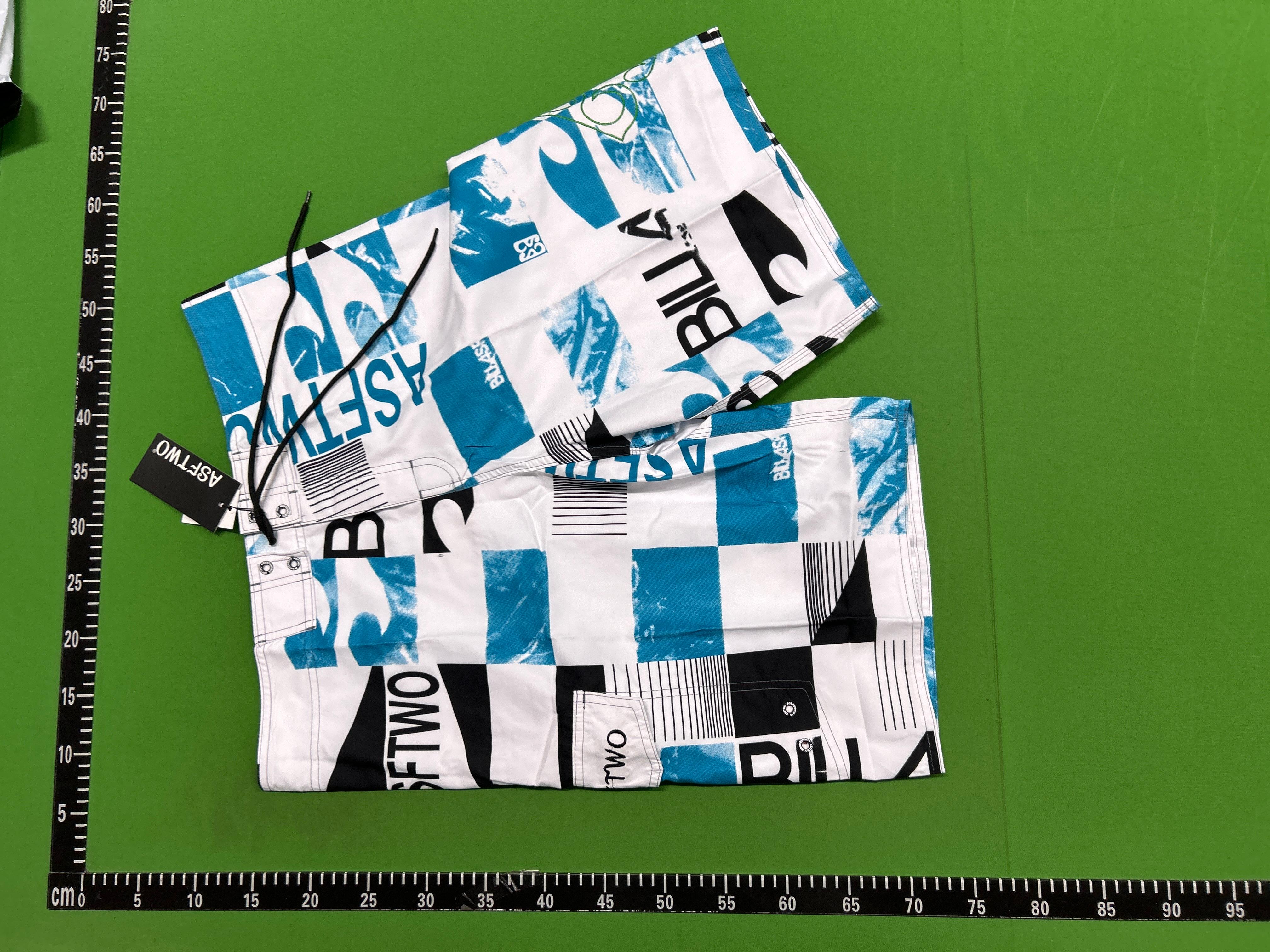 Foto QC 4 de ASFTWO Board Shorts Peach Skin Quick Dry Blue Black
