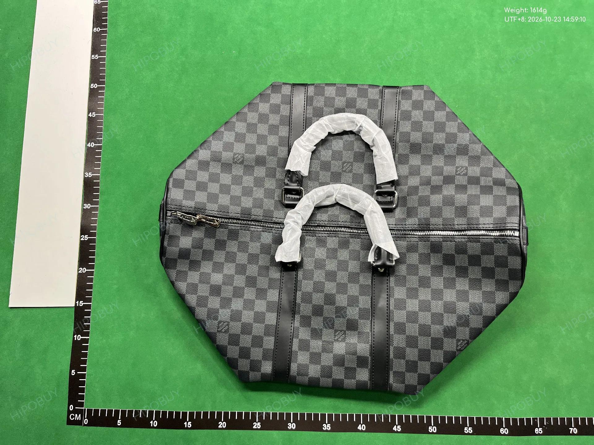 Foto QC 1 de Louis Vuitton Keepall Bandouliere 50 Monogram Washed Denim Blue