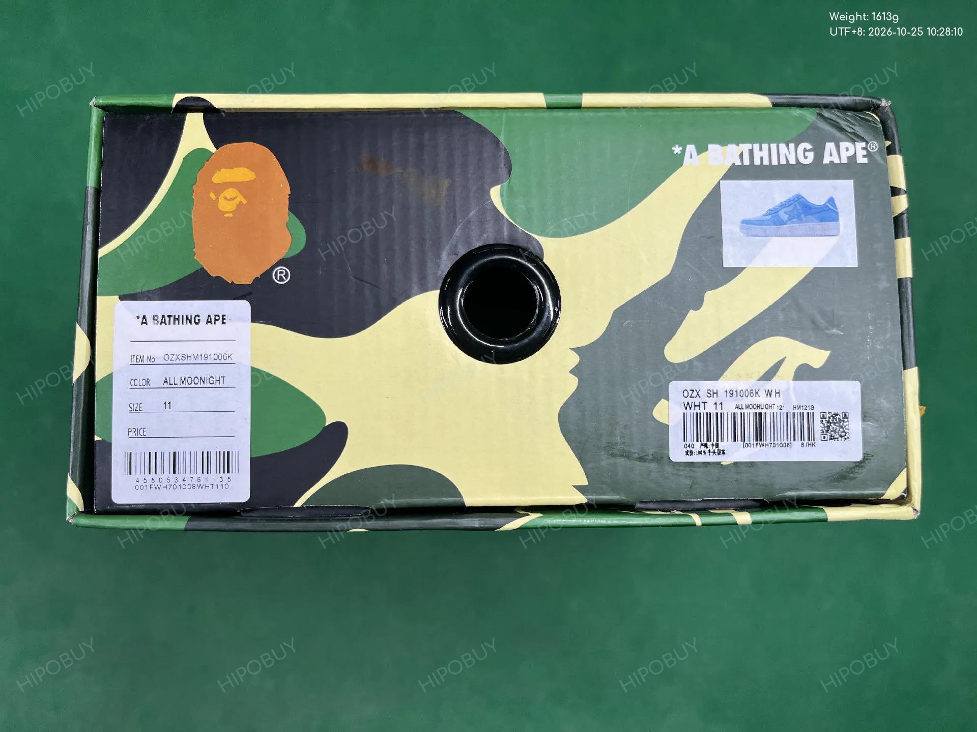 Foto QC 2 de Bape Bapesta Low ABC Camo Blue 1H20191045-BLU