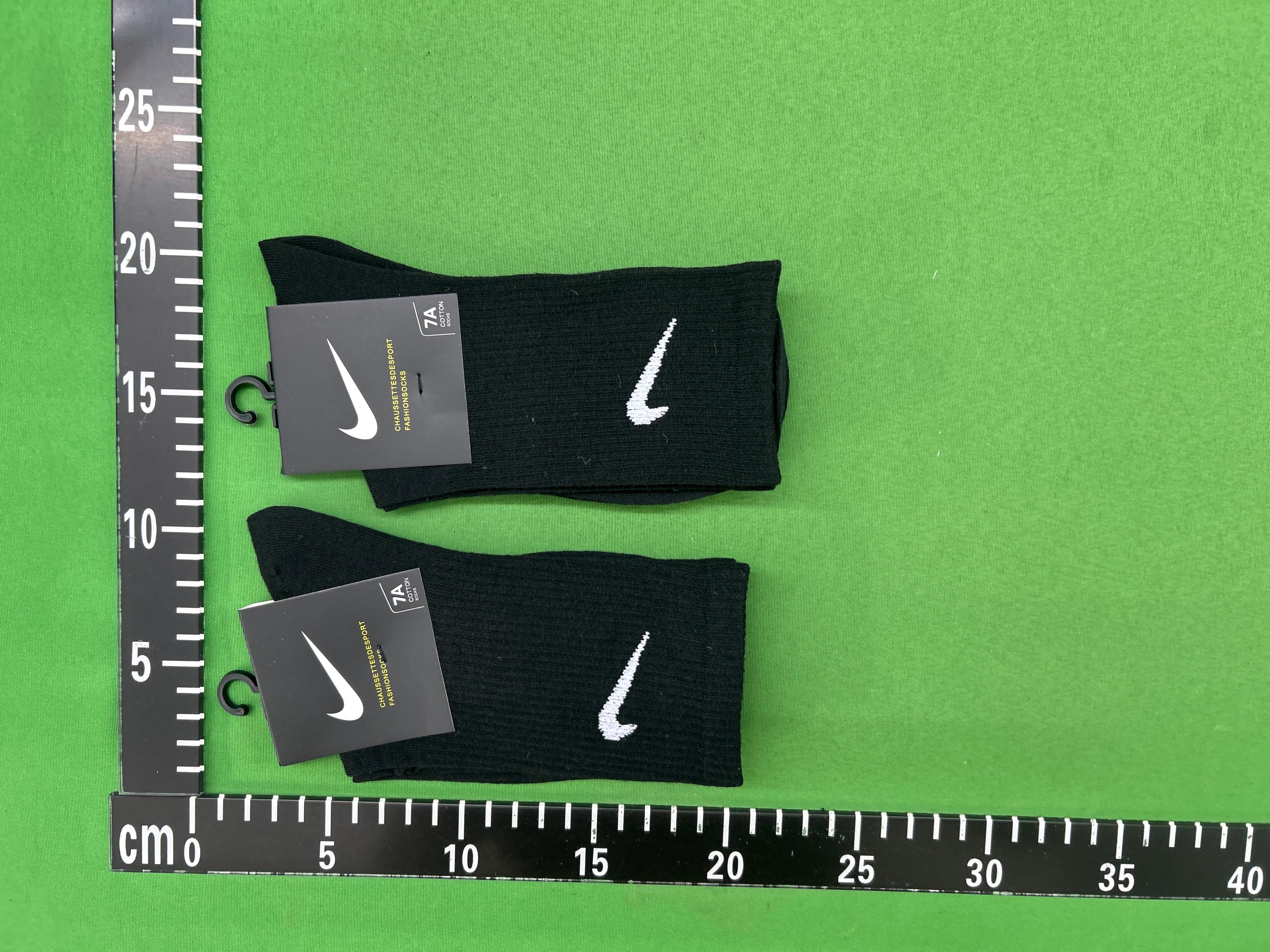 Foto QC 2 de Nike Ankle Socks Swoosh Grey Black
