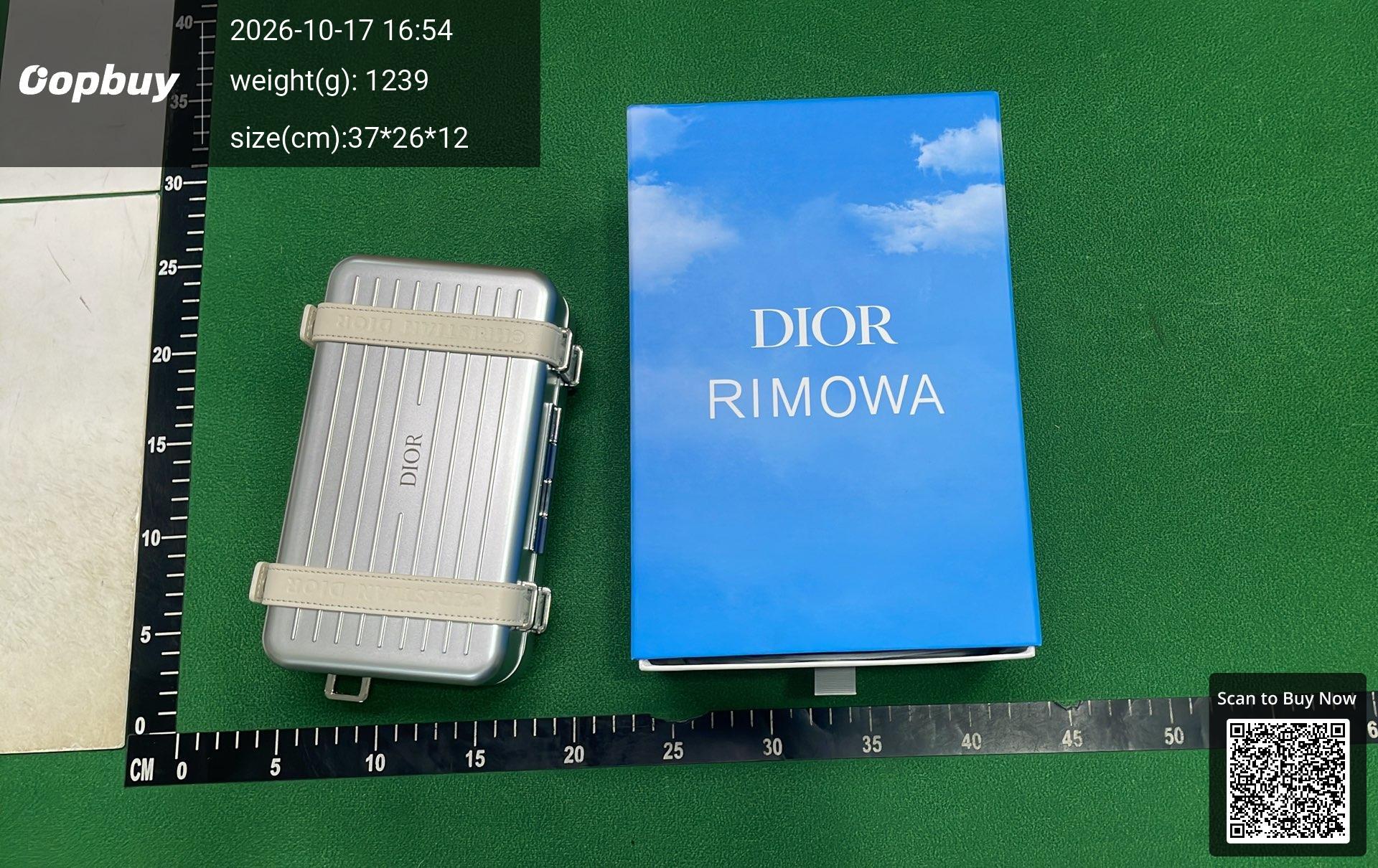 Foto QC 8 de Dior x Rimowa Personal Clutch Silver Aluminum