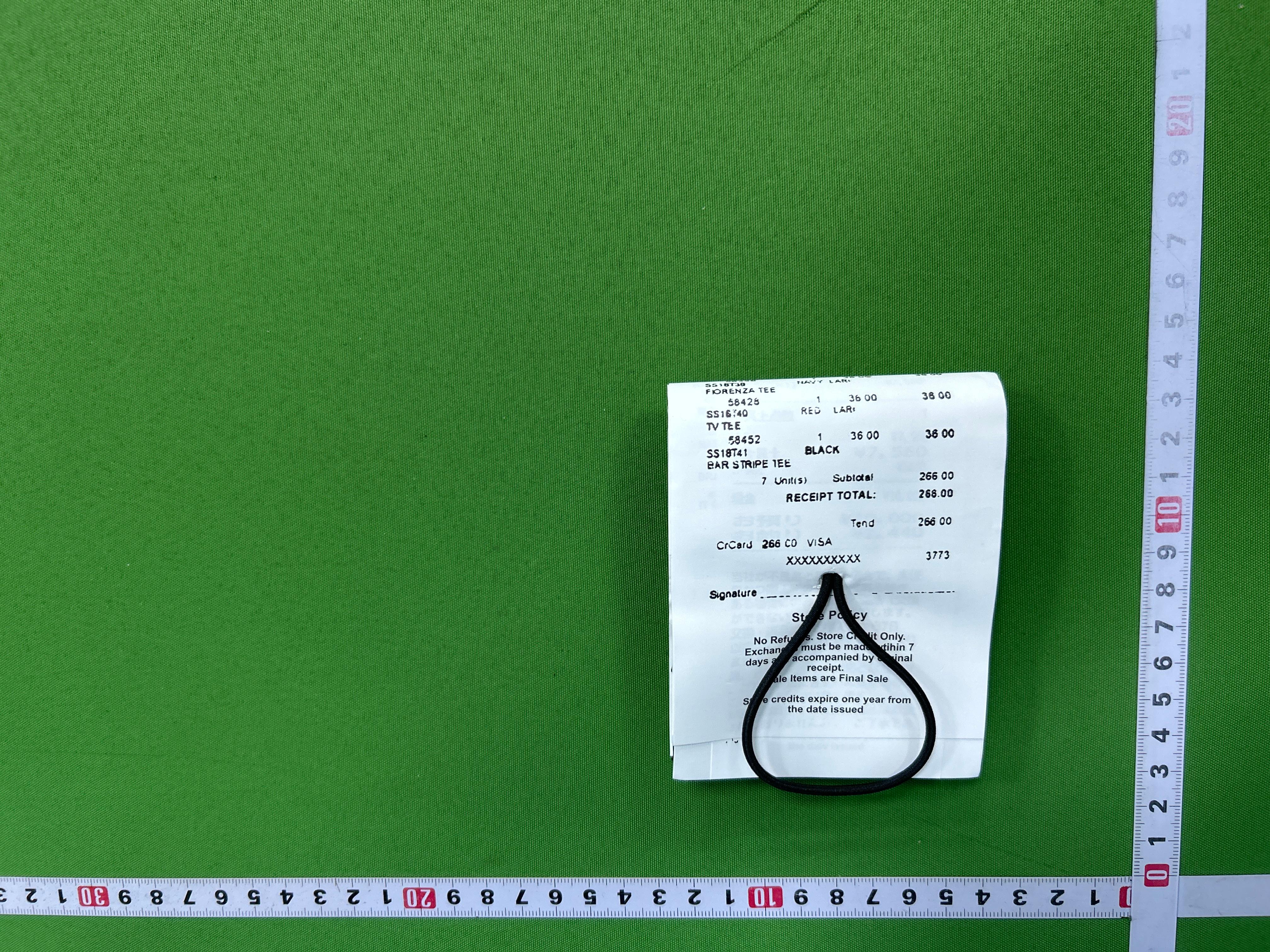 Foto QC 4 de Maison Margiela 11 Dollar Bill Receipt Wallet Printed Leather Multicolor