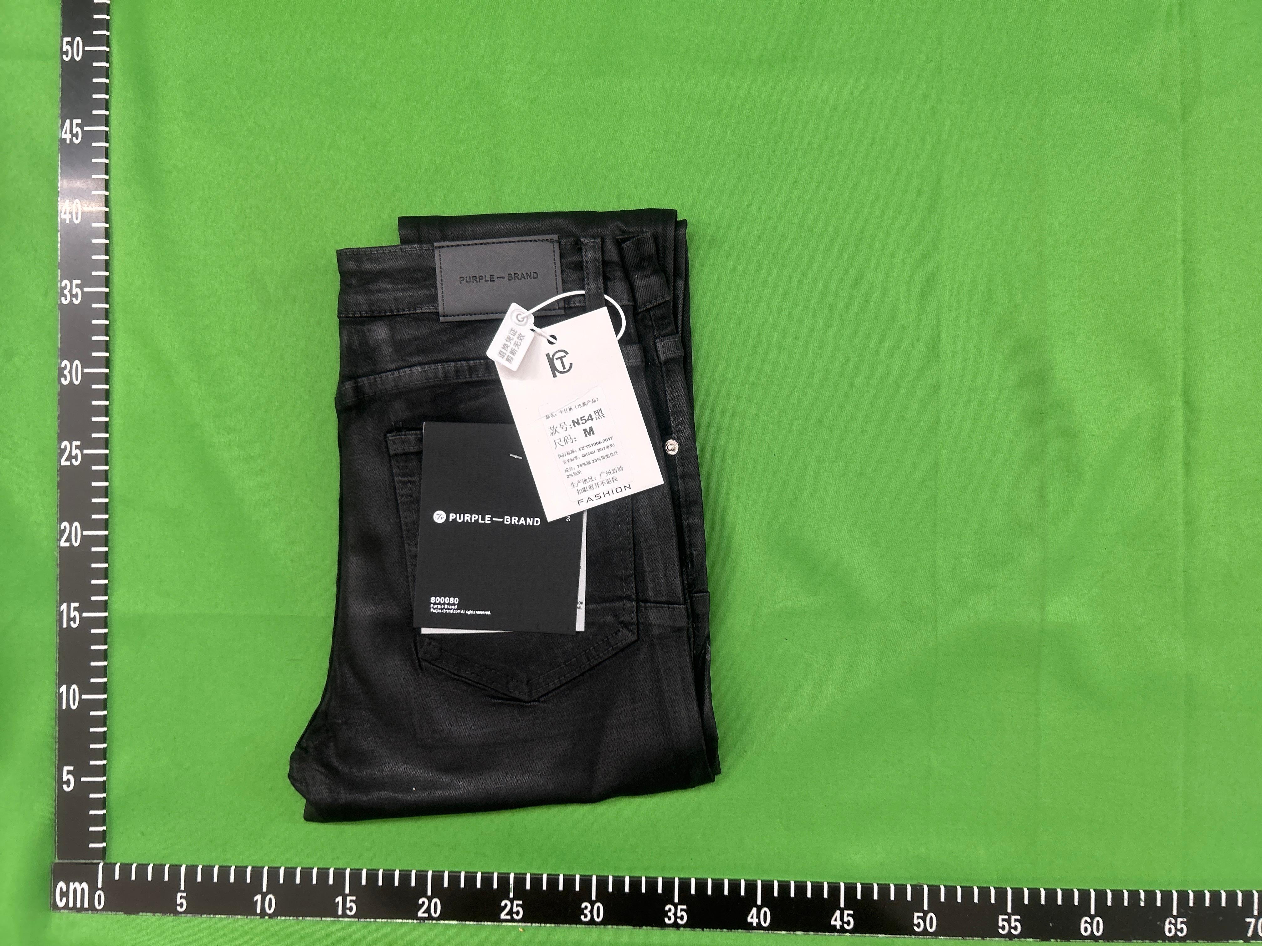 Foto QC 7 de Purple Brand P004 Jeans Flare Paint Splatter Black Dirty Vintage