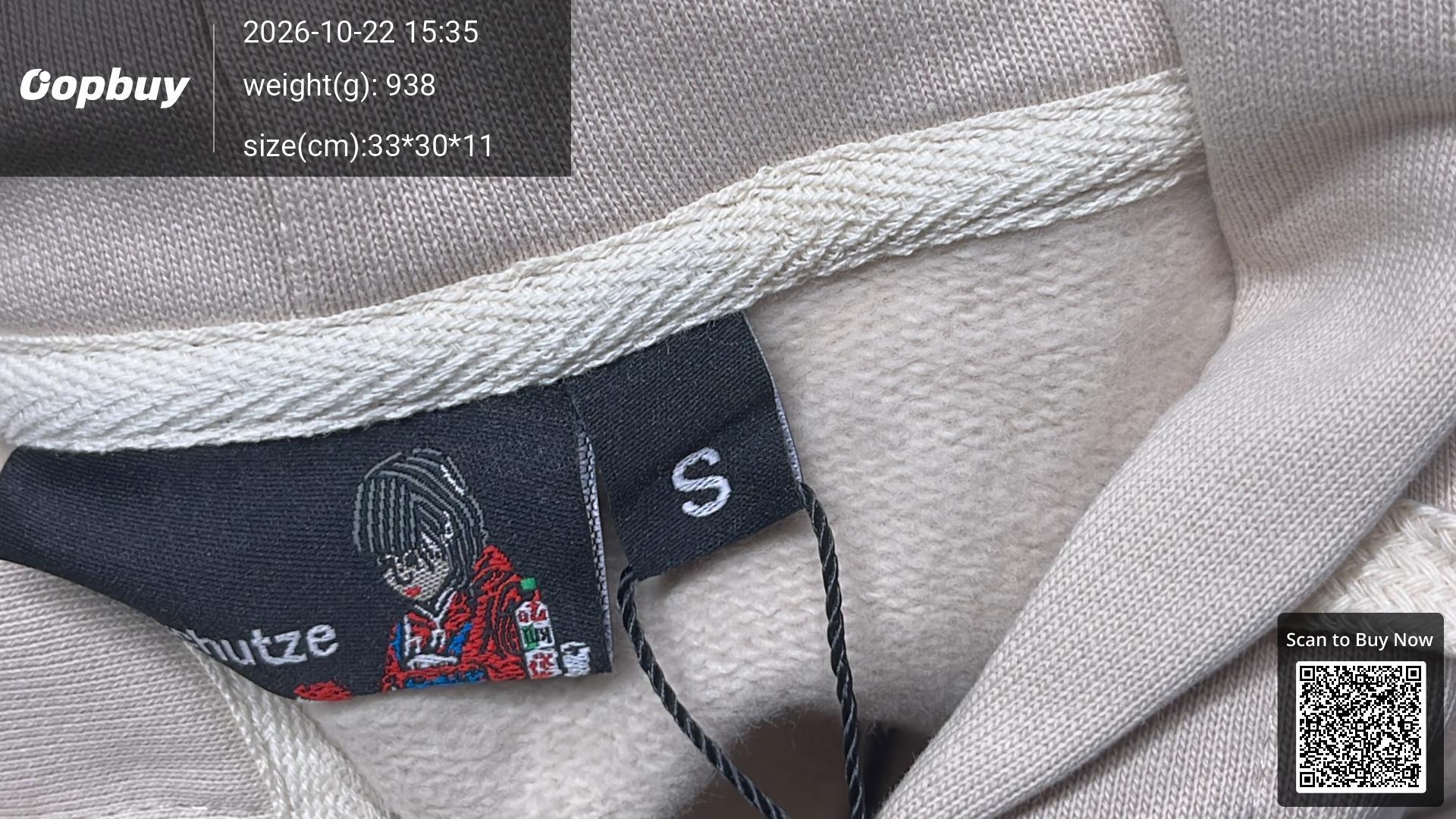 Foto QC 5 de Diesel Western Embroidery Zip-up Hooded Jacket Cream