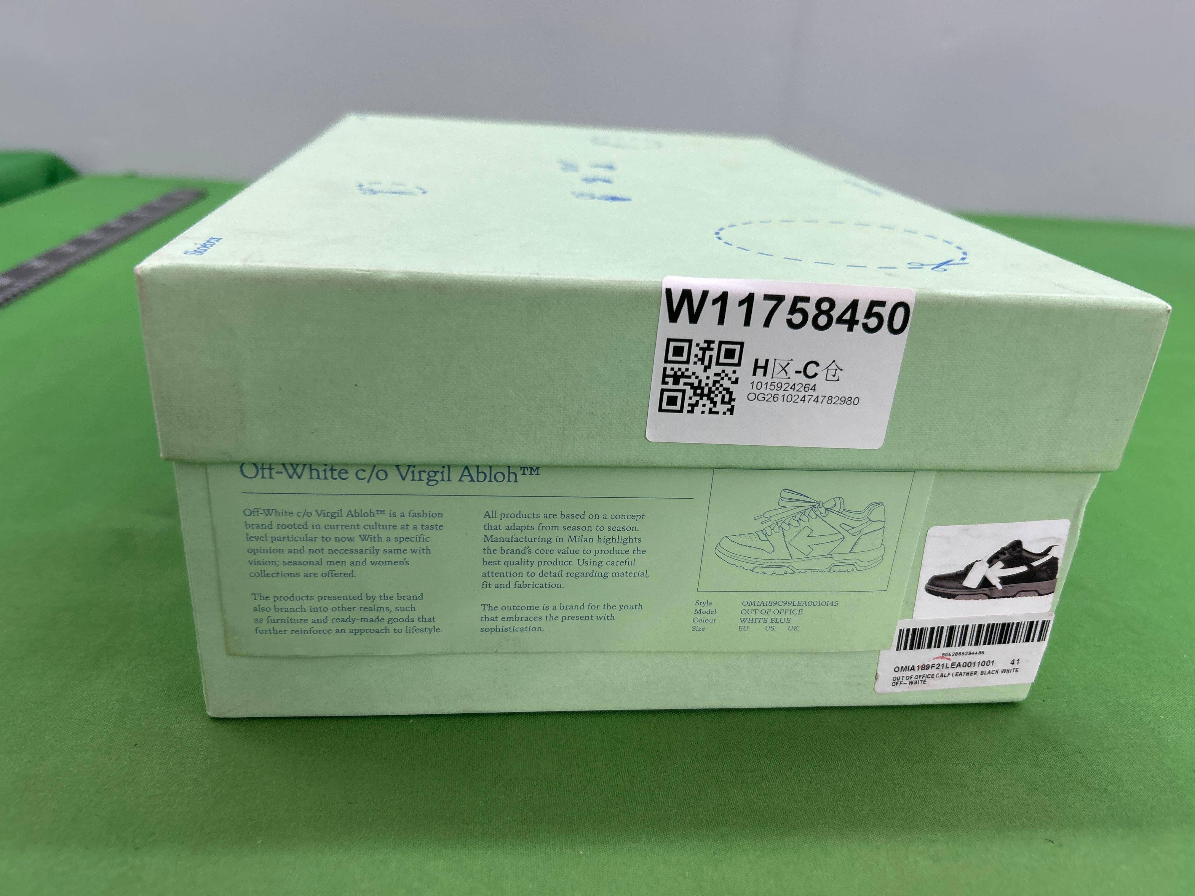 Foto QC 1 de Off-White Out Of Office Low Leather Scribble Arrow