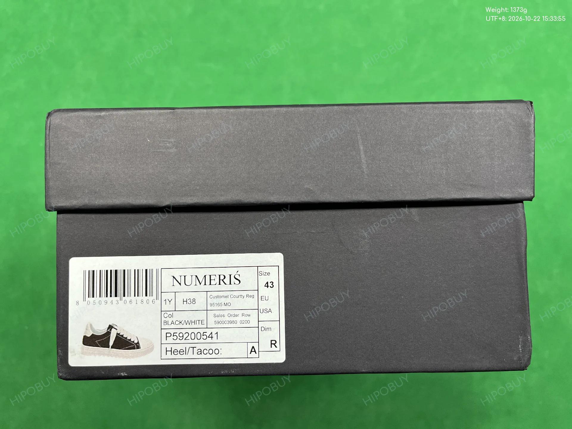 Foto QC 8 de Numeris Chunky Skate Low Black White