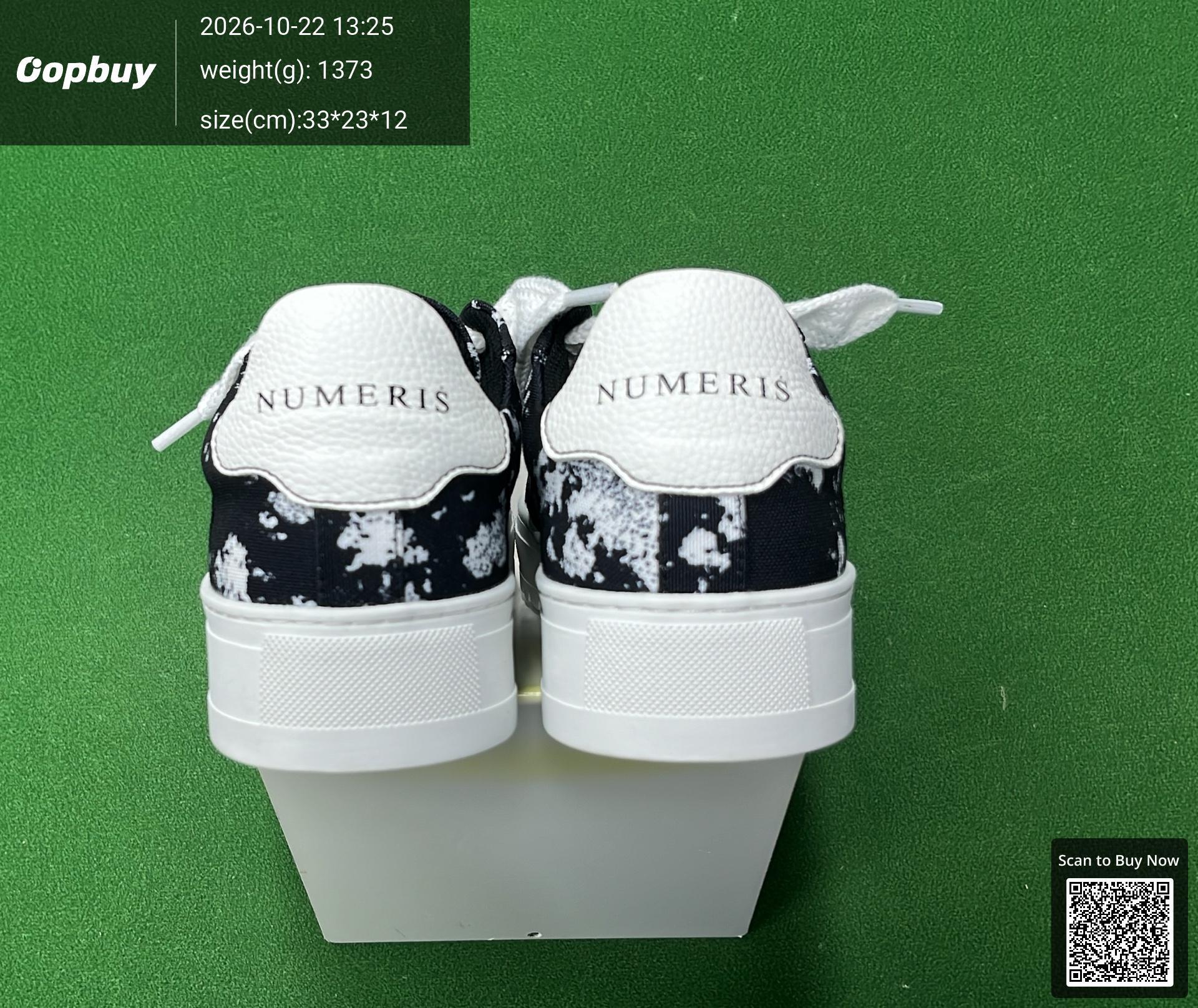 Foto QC 3 de Numeris Chunky Skate Low Black White