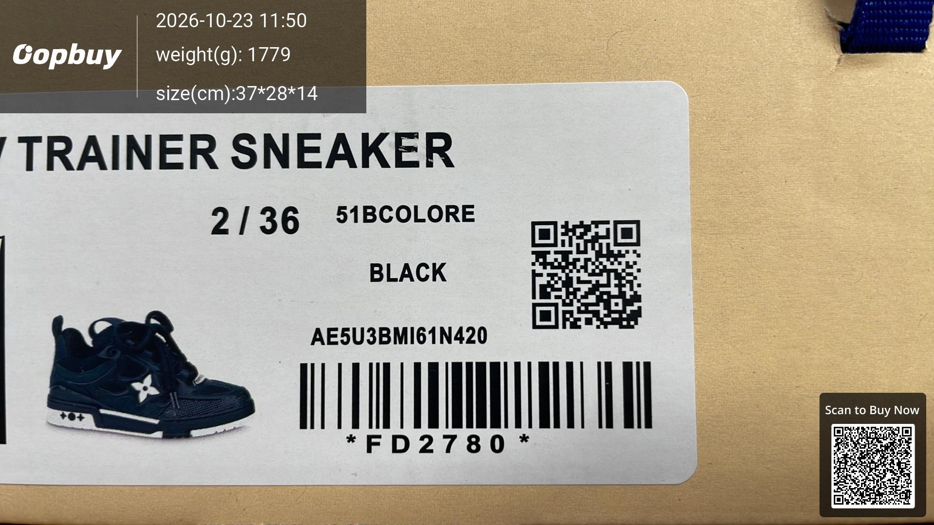Foto QC 2 de Louis Vuitton LV Skate Sneaker Low Anthracite 1ABZ47