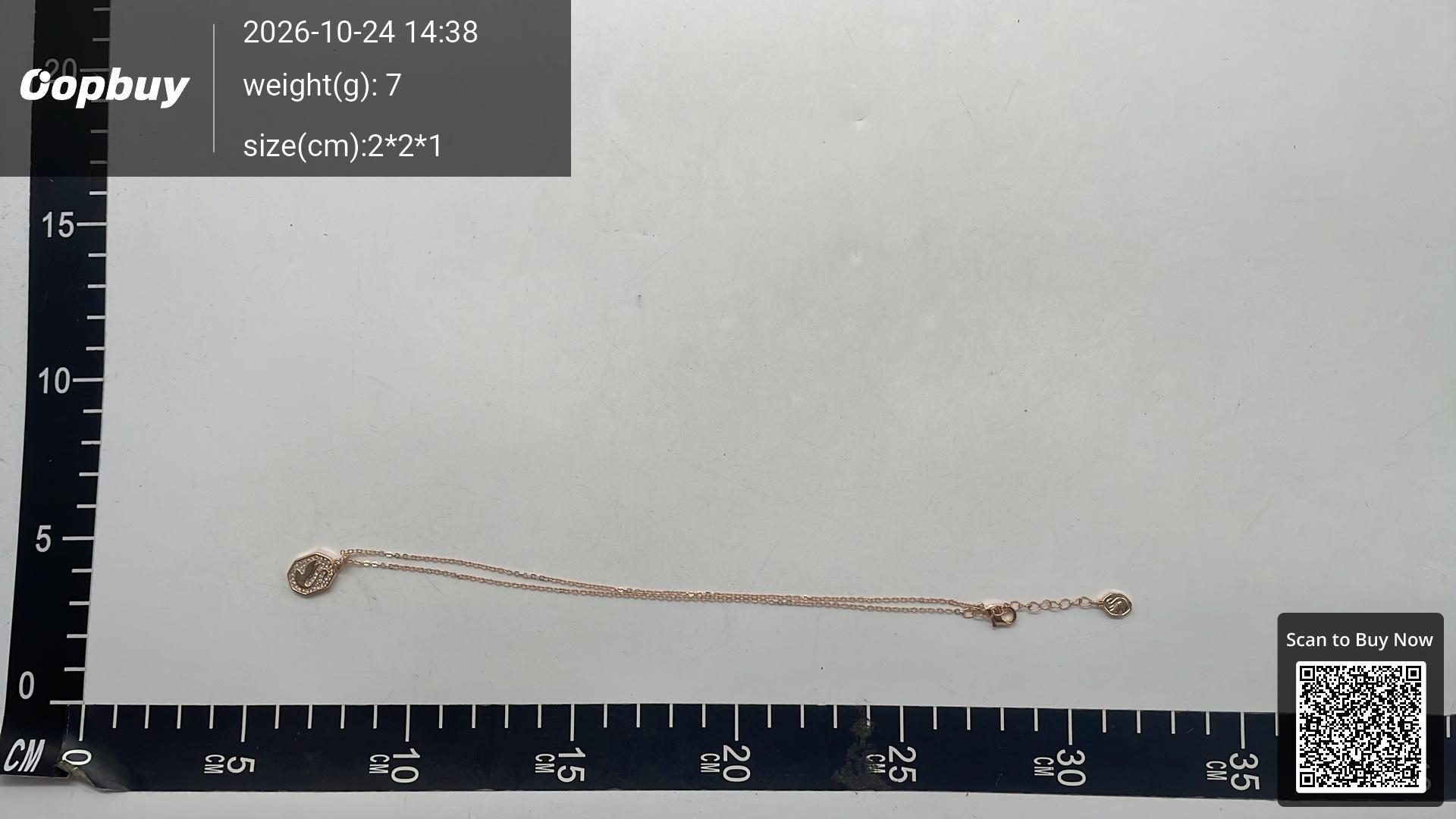 Foto QC 6 de Swarovski Minnie Mouse Necklace Crystal Gold