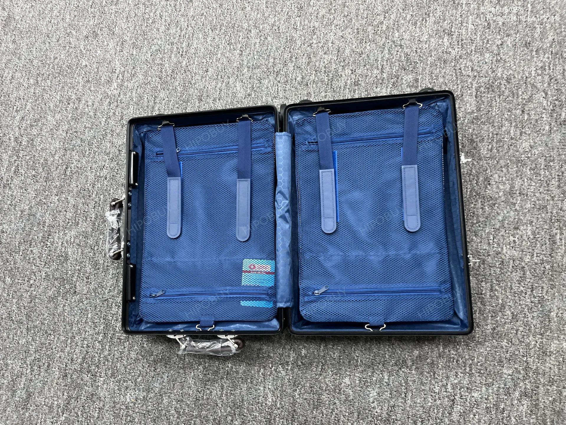Foto QC 2 de Other Aluminum Magnesium Alloy Trolley Suitcase 20" Retro Red