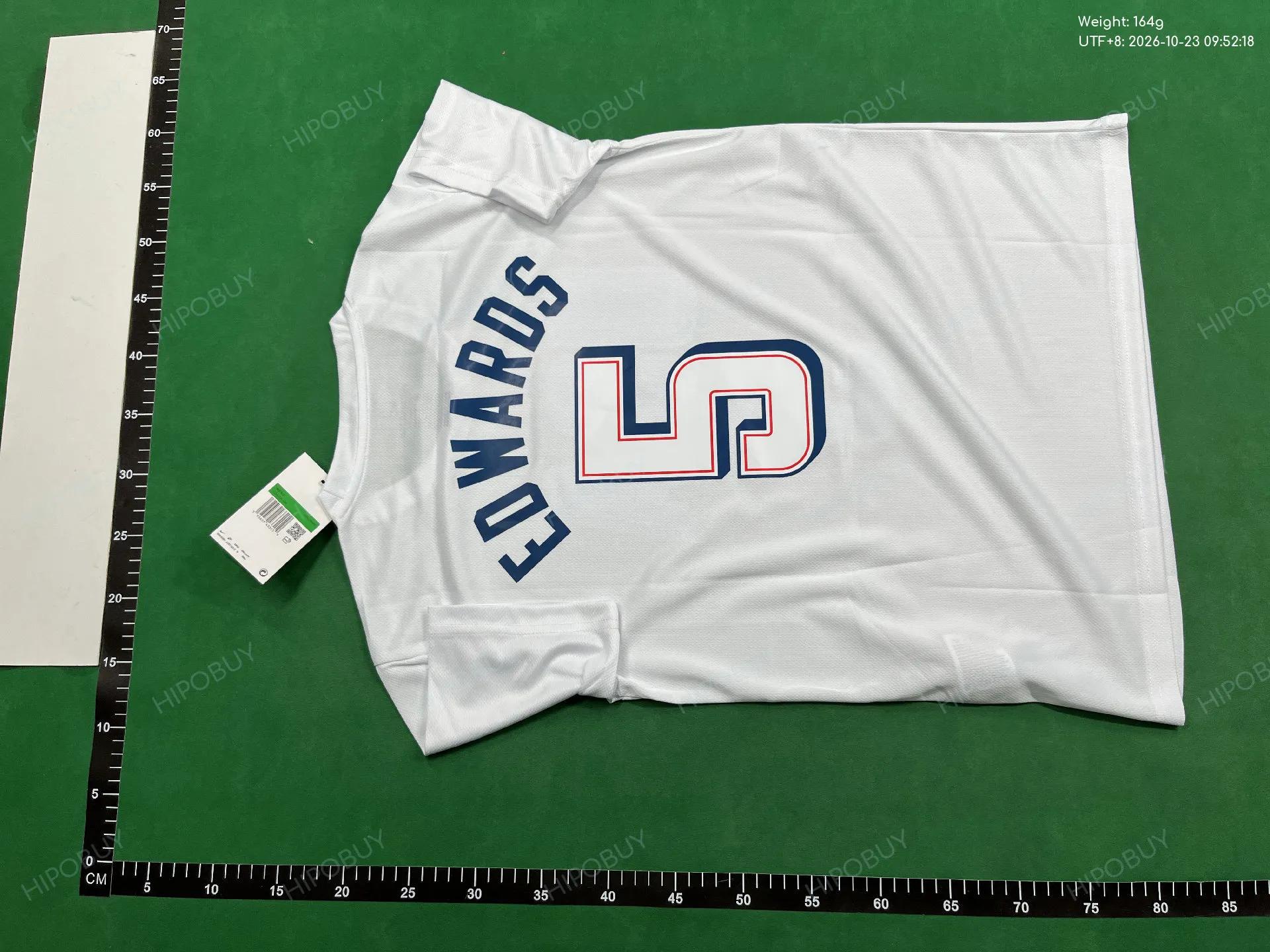Foto QC 7 de Nike USA Basketball Anthony Edwards T-shirt White
