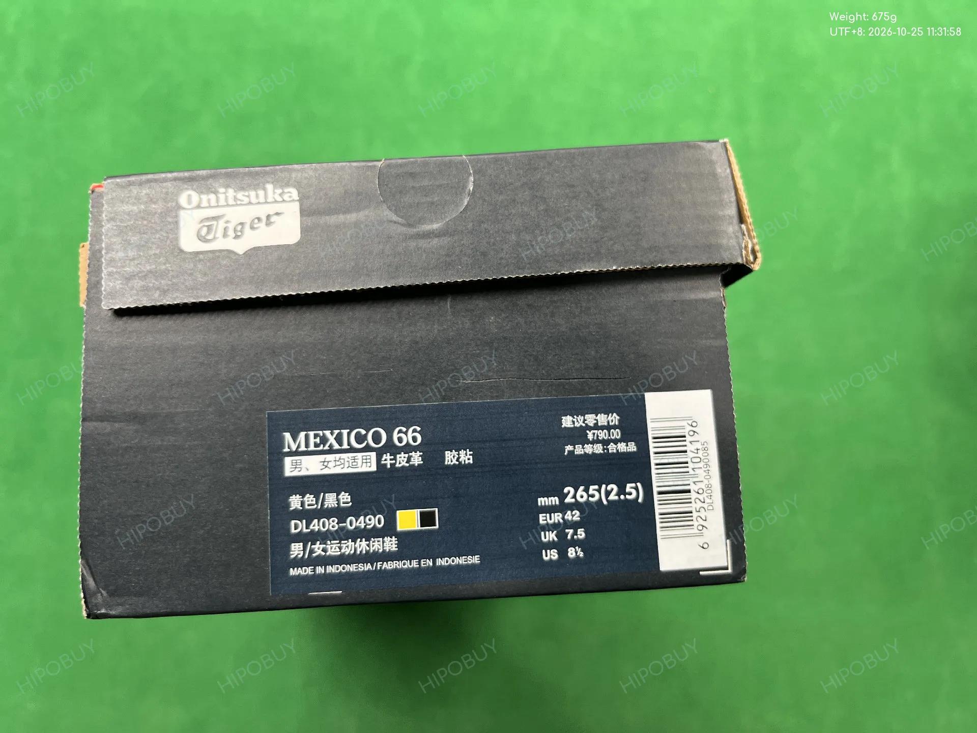 Foto QC 2 de Onitsuka Tiger Mexico 66 Low Black White 1183C102-001