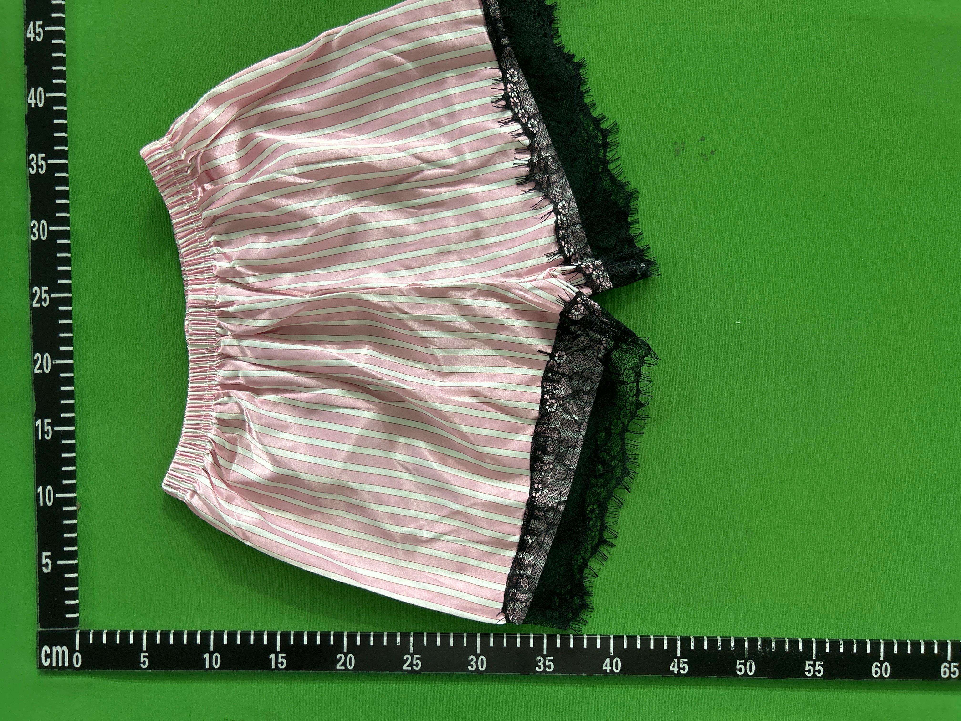 Foto QC 8 de Other Underwear Ice Silk Robe Pink Stripe
