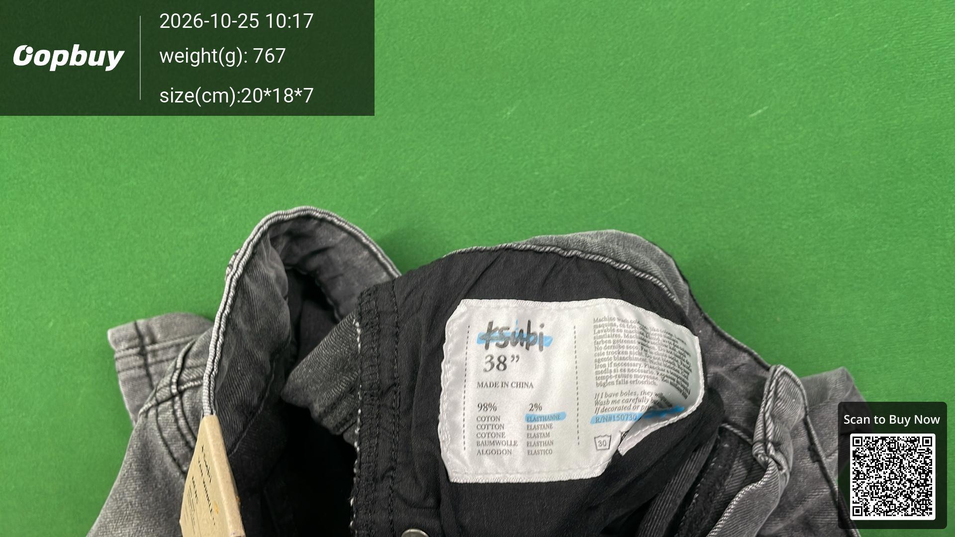 Foto QC 5 de Ksubi Jeans Distressed Straight Light Blue