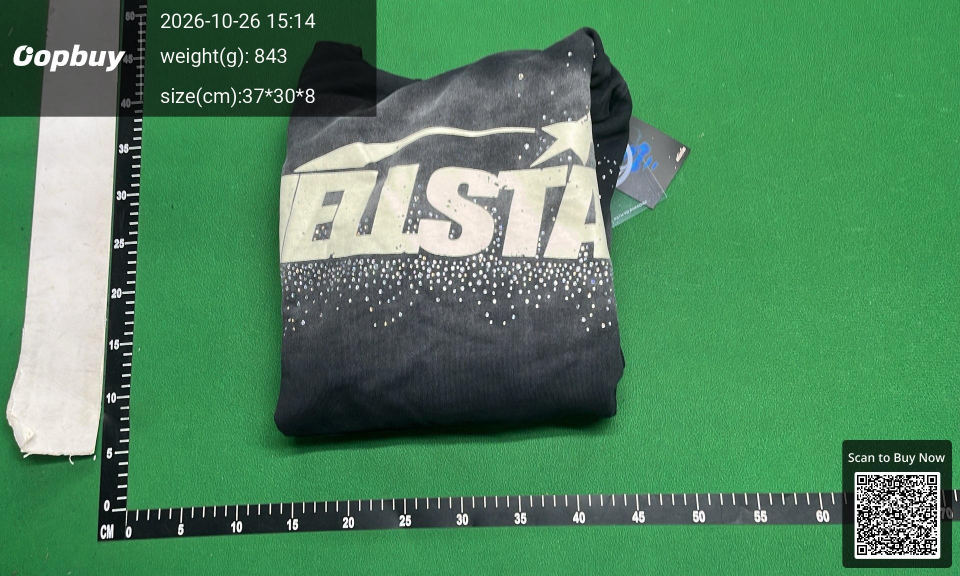 Foto QC 8 de Hellstar Path to Paradise Washed Hoodie Blue