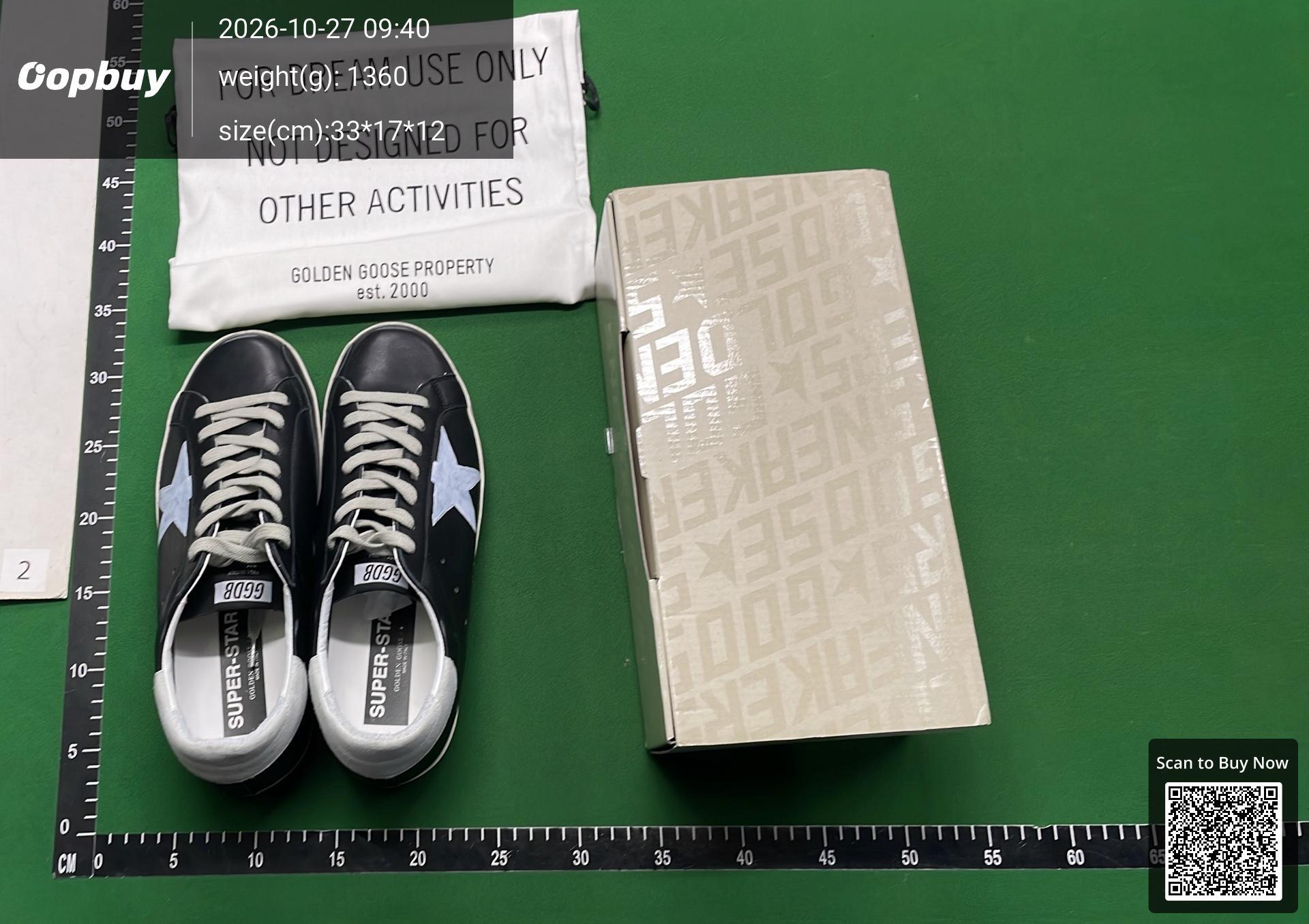Foto QC 1 de Golden Goose Super-Star Low Checkered Glitter Leopard Suede GWF00101.F002487.81508