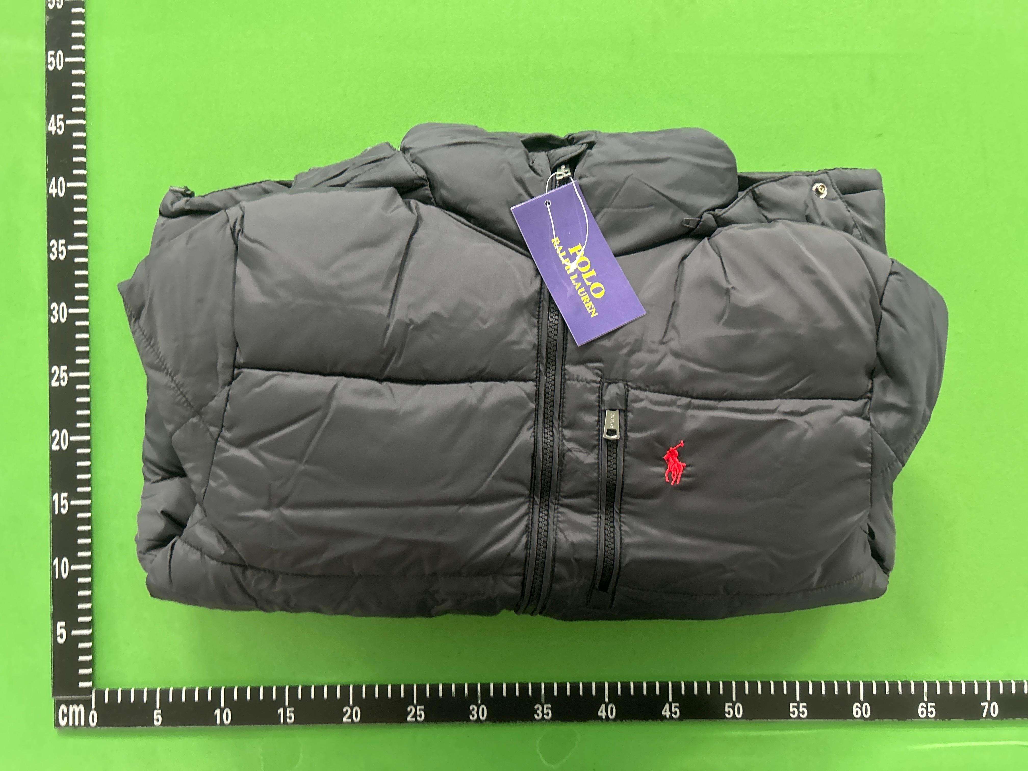 Foto QC 5 de Polo Ralph Lauren Puffer Jacket Detachable Hood Light Grey