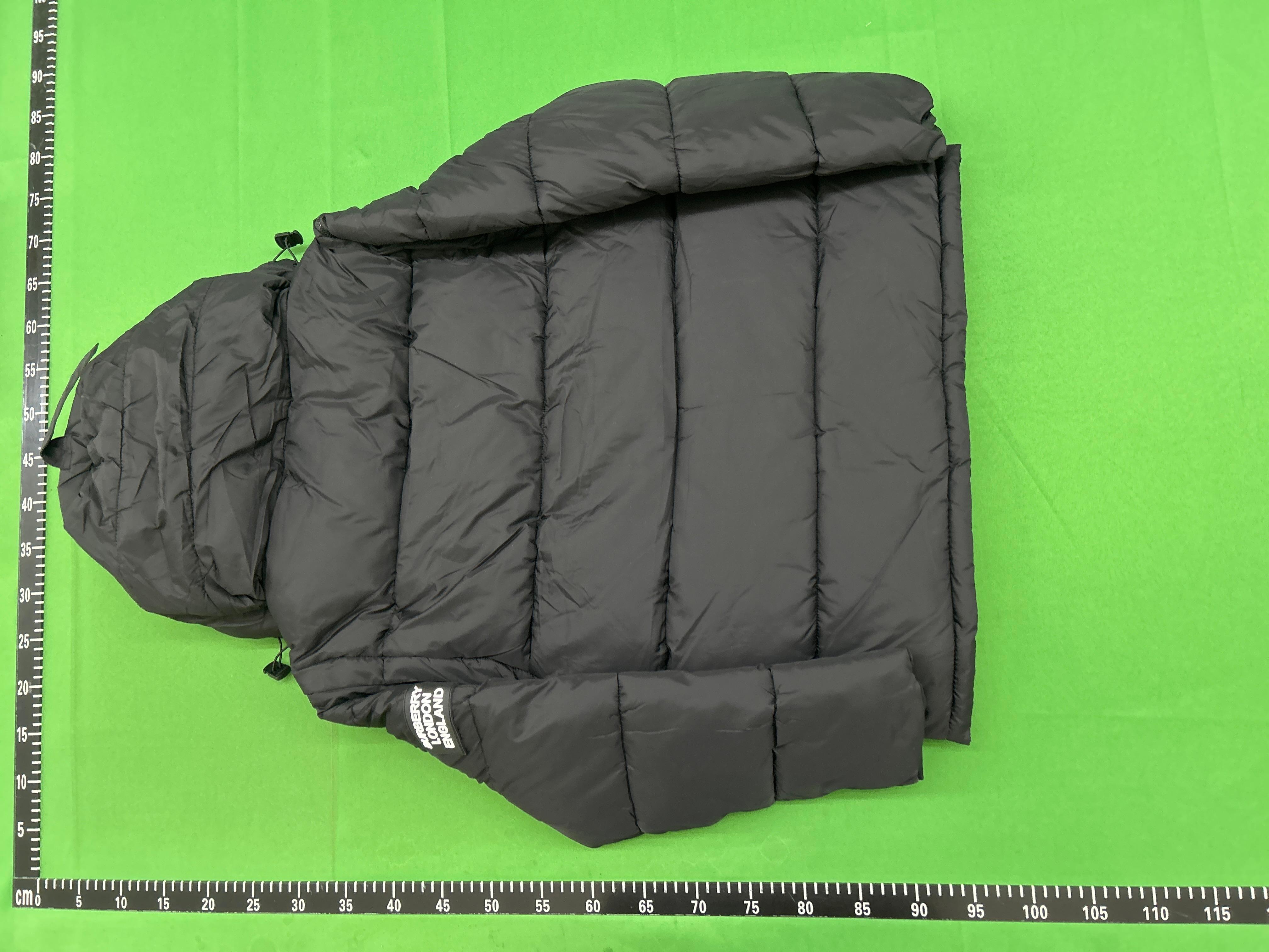 Foto QC 4 de Other Puffer Jacket Detachable Sleeves Hooded Plaid Lining Black