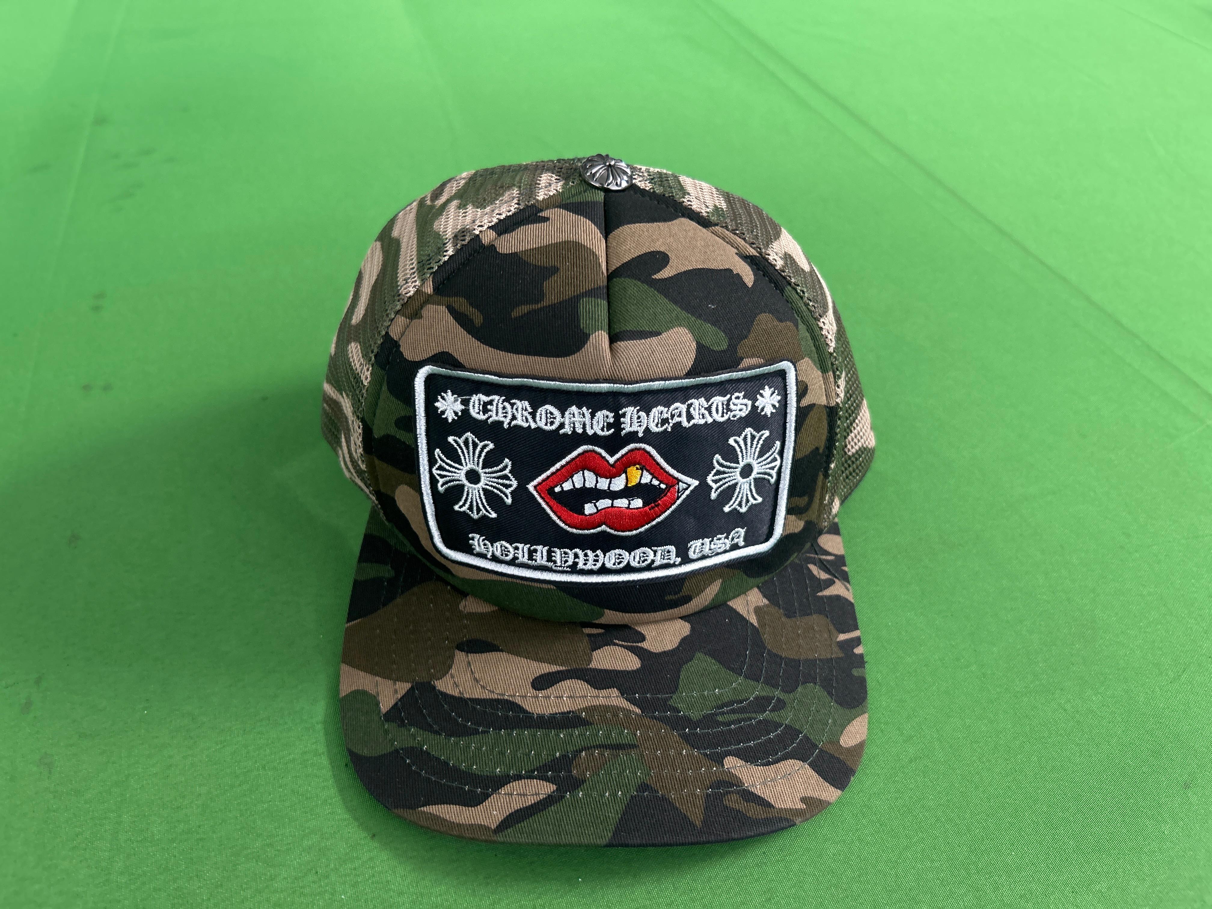 Foto QC 8 de Chrome Hearts CH Hollywood Trucker Hat Camo