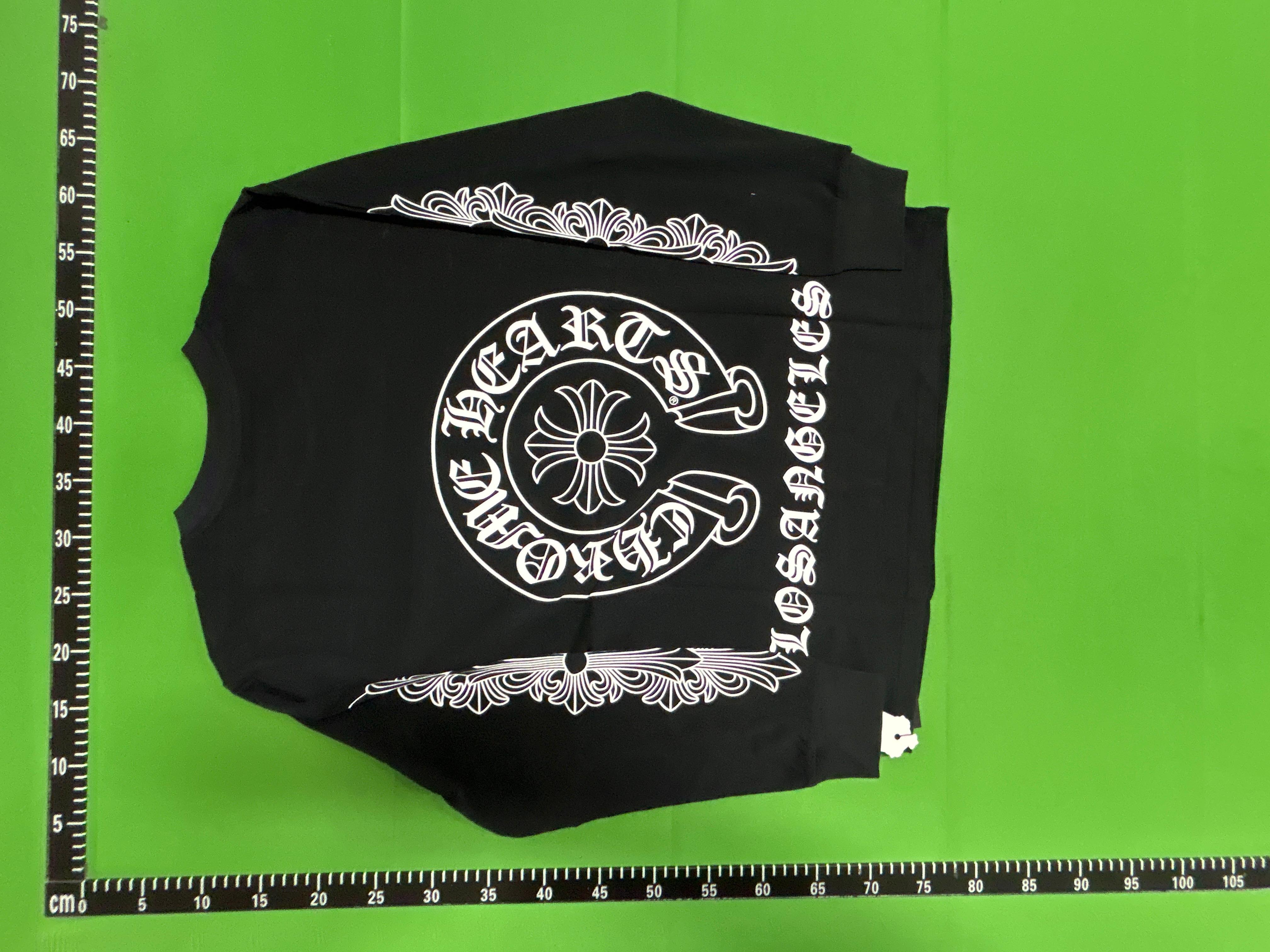 Foto QC 8 de Chrome Hearts Horseshoe CH Logo Long Sleeve T-shirt White Blue