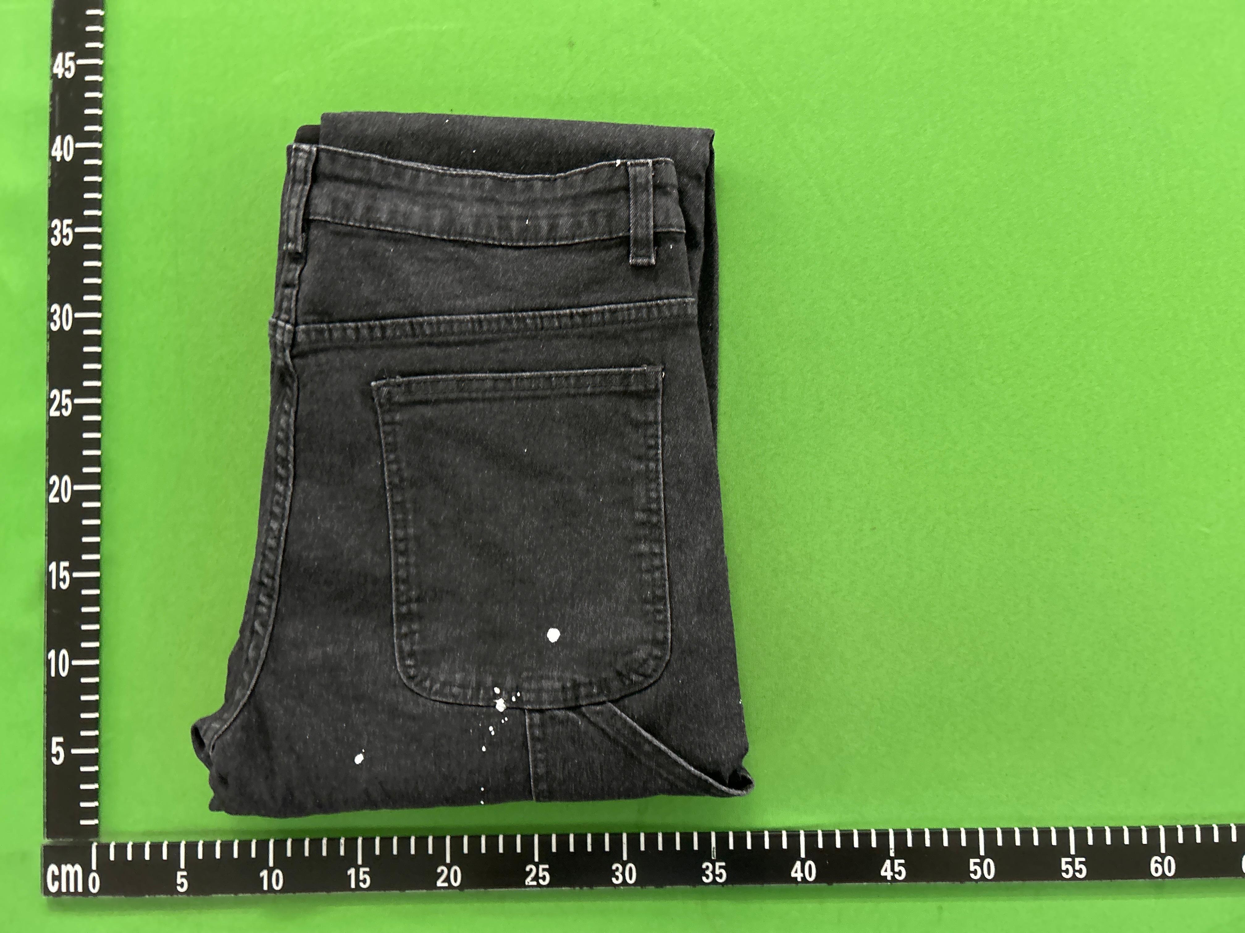 Foto QC 5 de Other Jeans Cargo Flared Paint Splatter Black