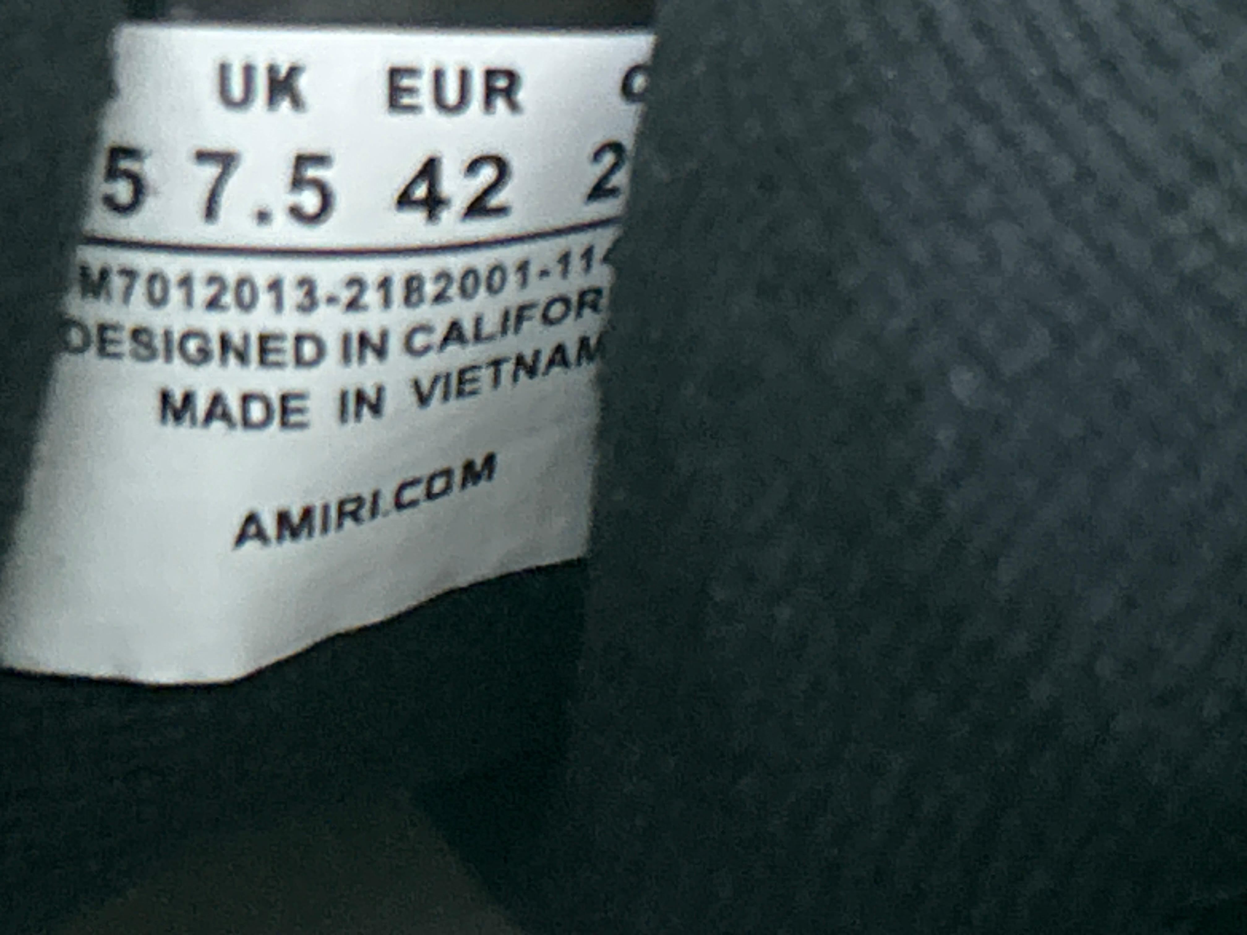 Foto QC 8 de AMIRI MA-1 Low Crystal Black AMFOSR1038-001