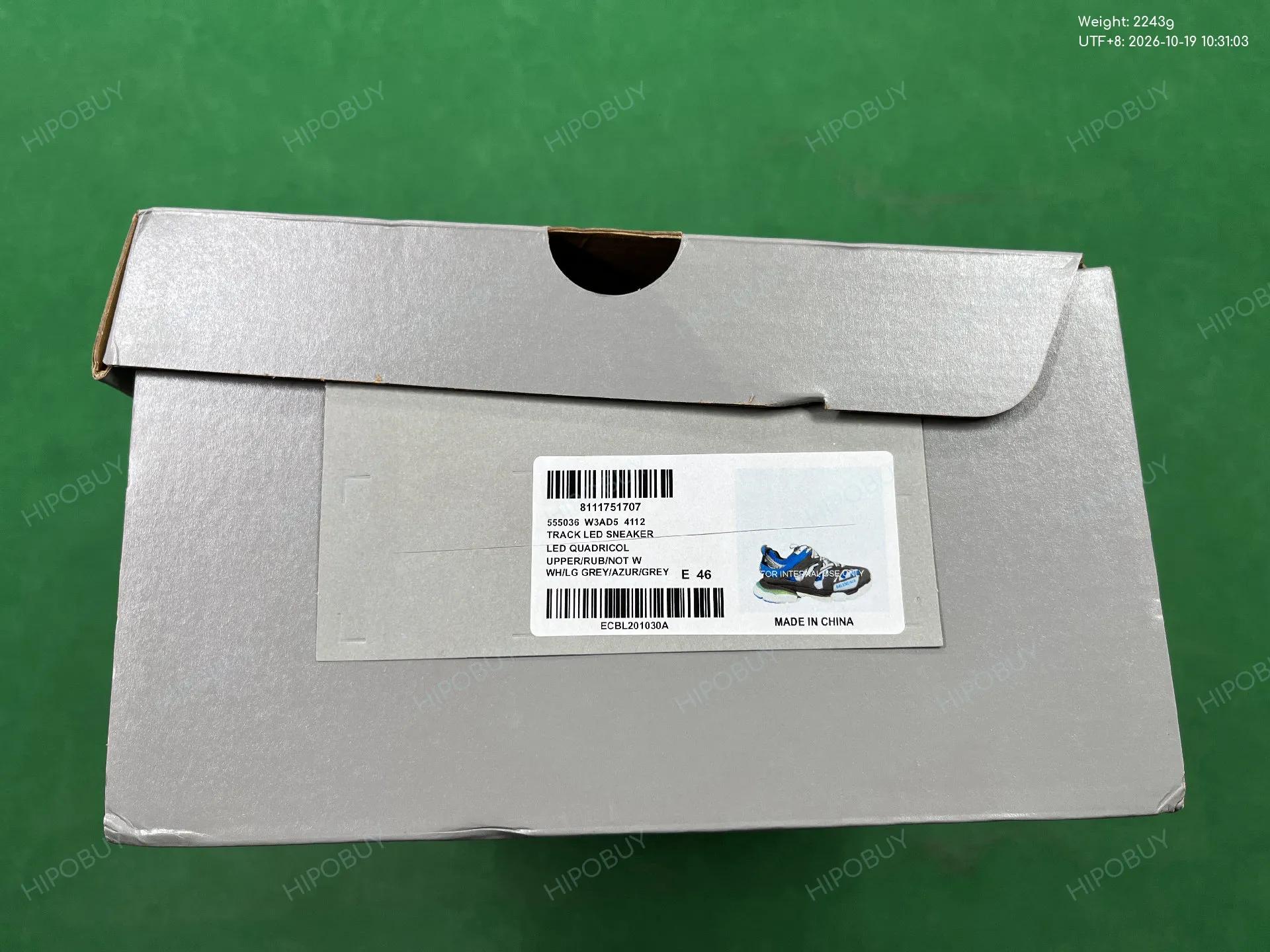 Foto QC 8 de Balenciaga Track LED Sneakers White Grey