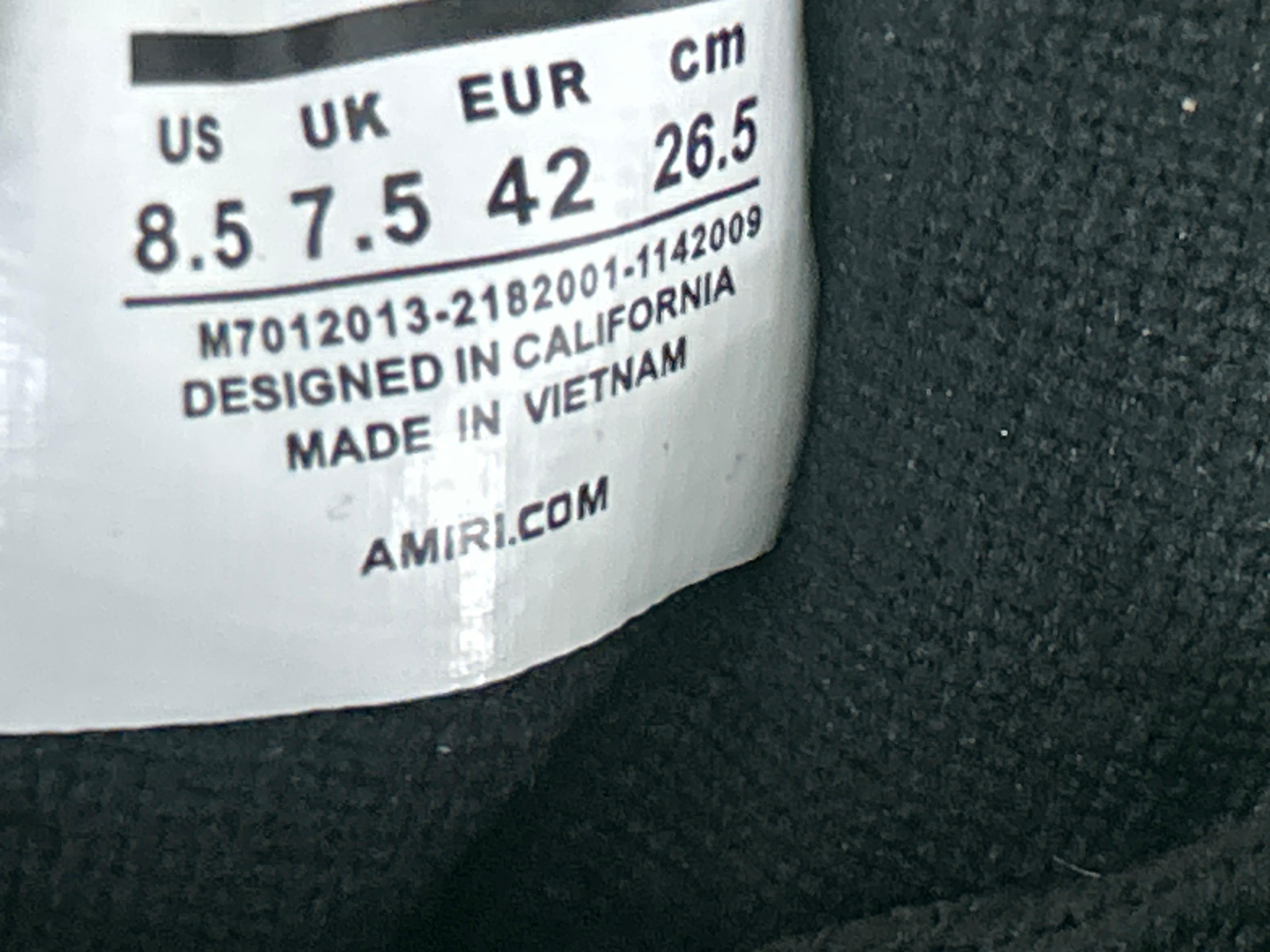 Foto QC 7 de AMIRI MA-1 Low Crystal Black AMFOSR1038-001