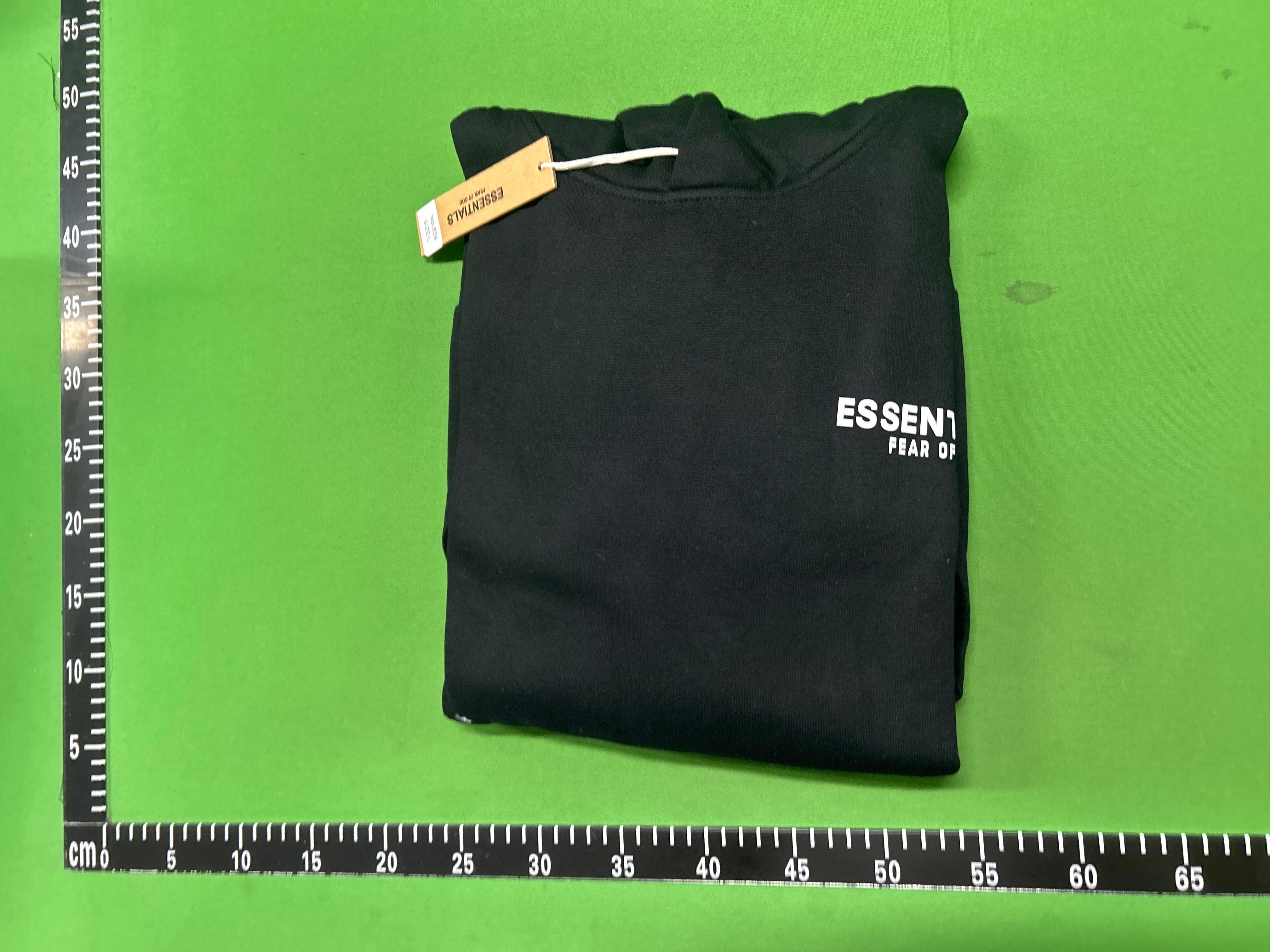 Foto QC 1 de Fear of God Essentials Pullover Hoodie 3D Silicon Applique Charcoal