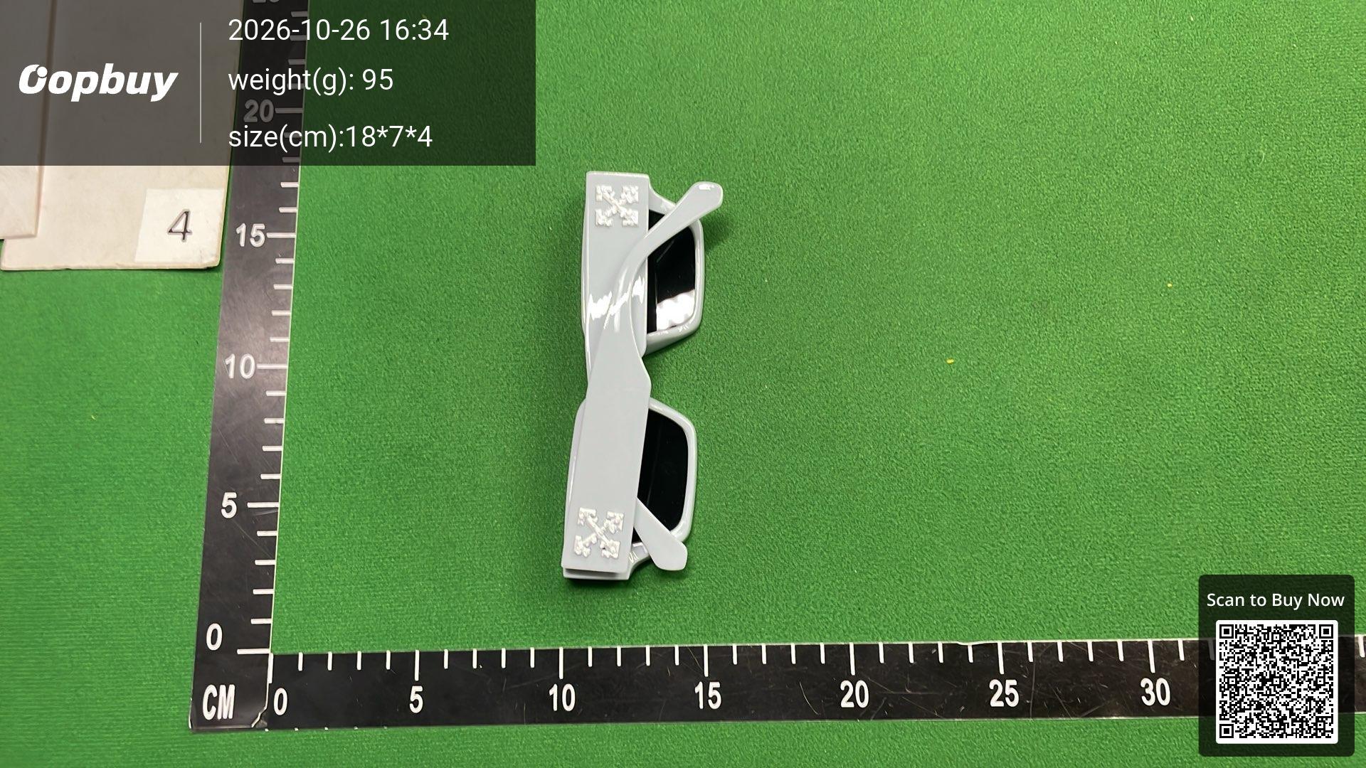 Foto QC 6 de Off-White Square-Frame Acetate Sunglasses Black (OERI008)