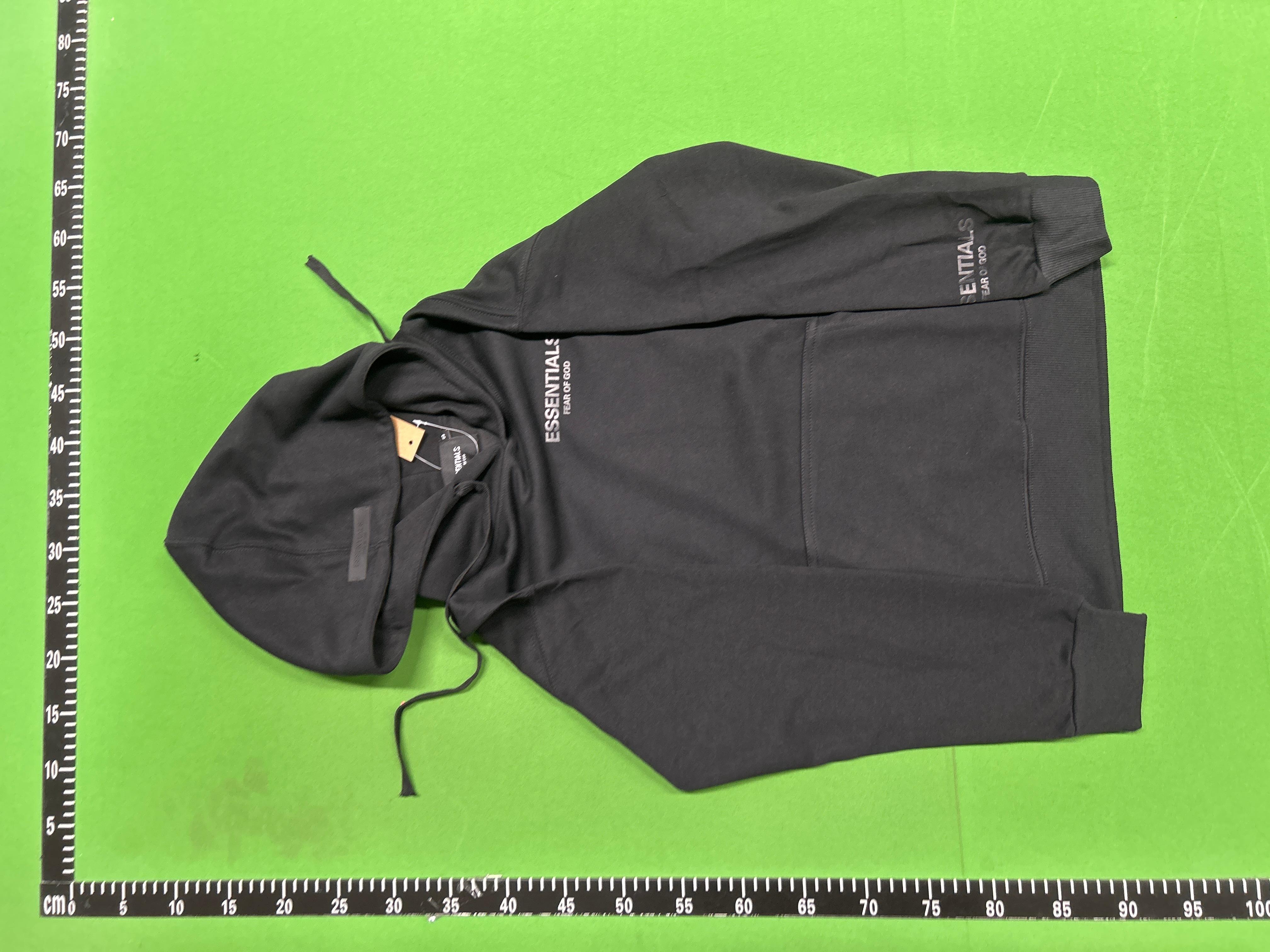 Foto QC 3 de Fear of God Essentials Hoodie Jacket Logo Fleece Heather Grey