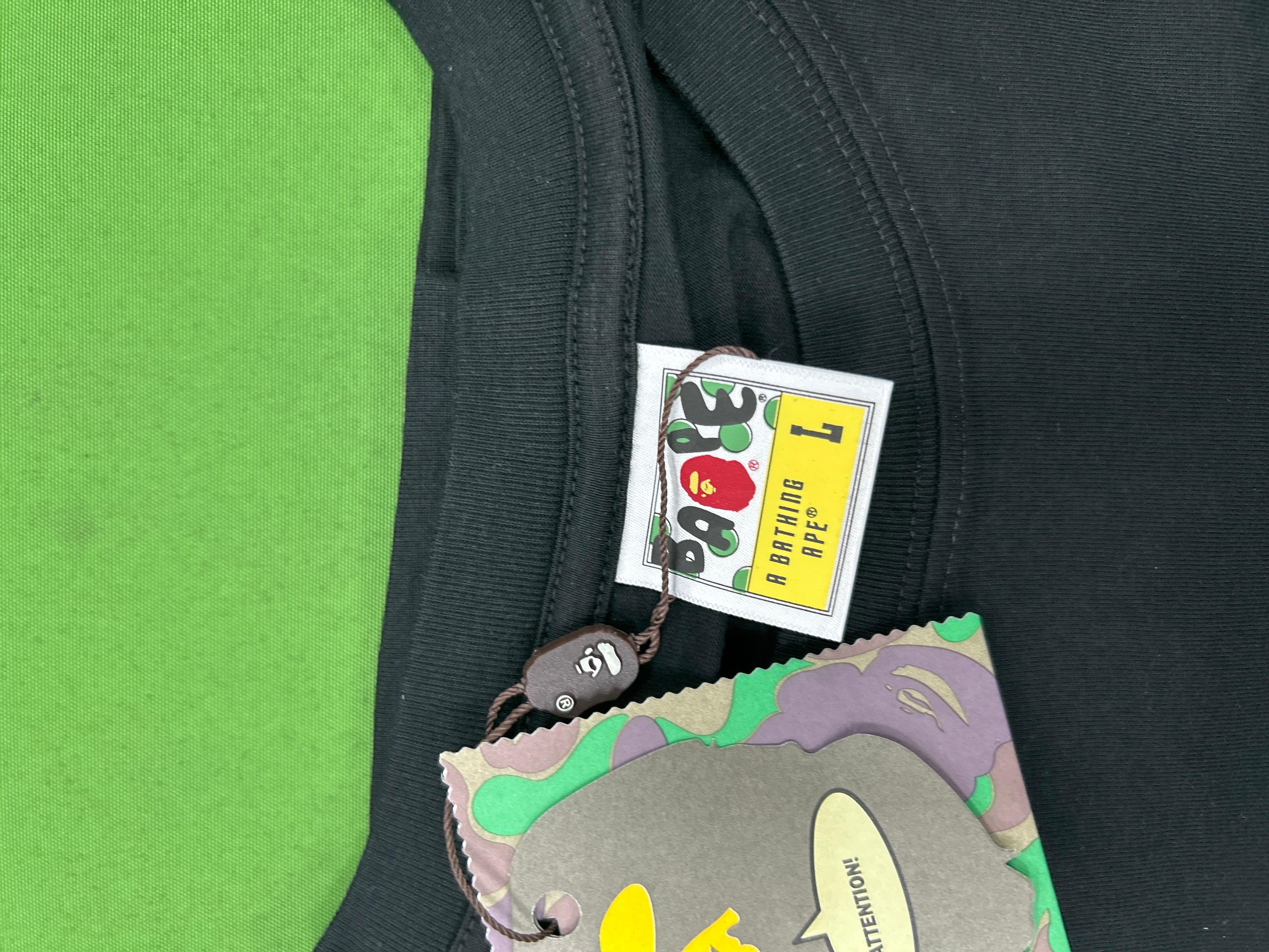 Foto QC 1 de Bape Ape Head Plaid T-shirt Black