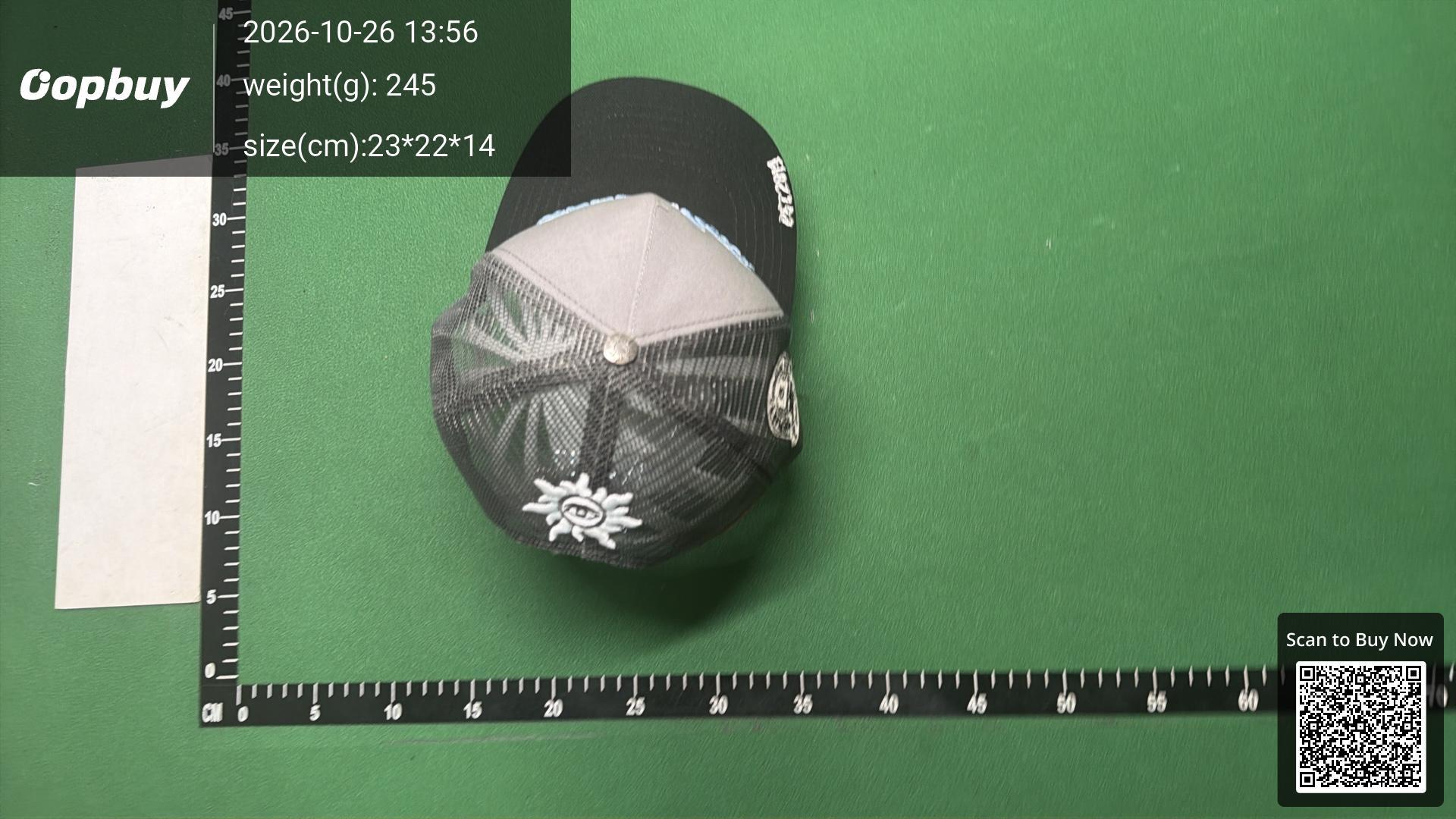 Foto QC 2 de Godspeed Script Logo Trucker Cap Black
