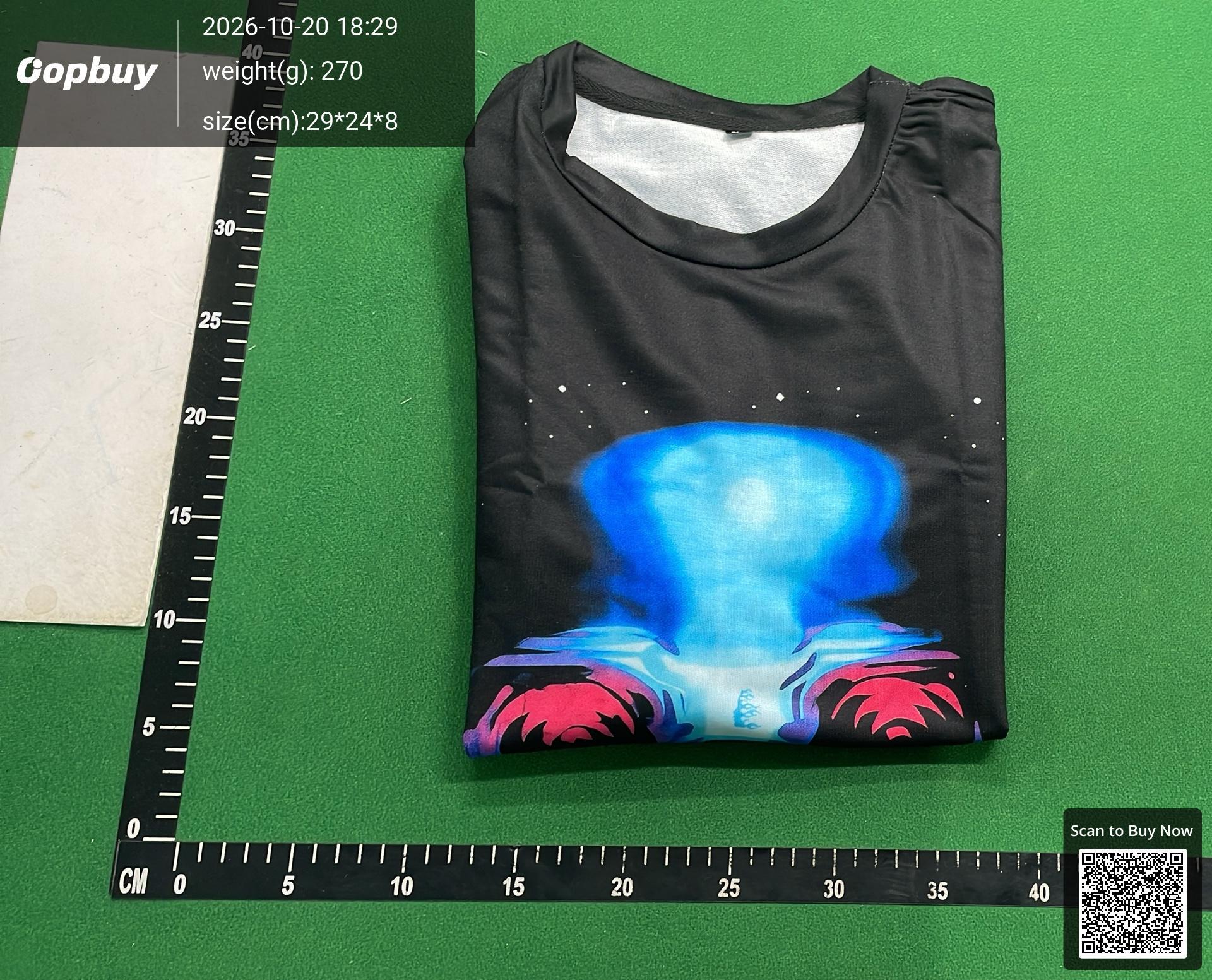 Foto QC 4 de Mixed Emotion Tee Octopus Rhinestone Black