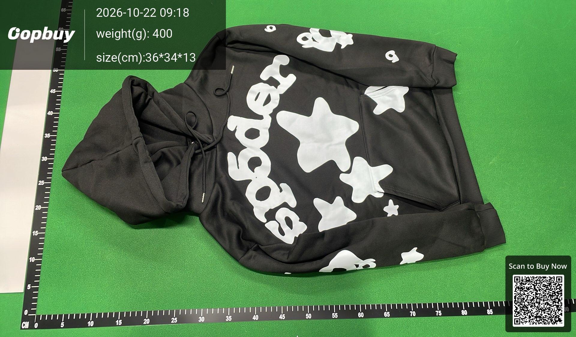 Foto QC 2 de Sp5der Sweatpants Logo Stars Black