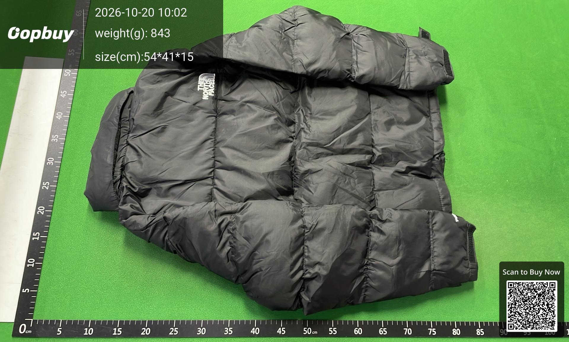 Foto QC 7 de Gucci x The North Face GG Monogram Down Jacket Beige Ebony Black