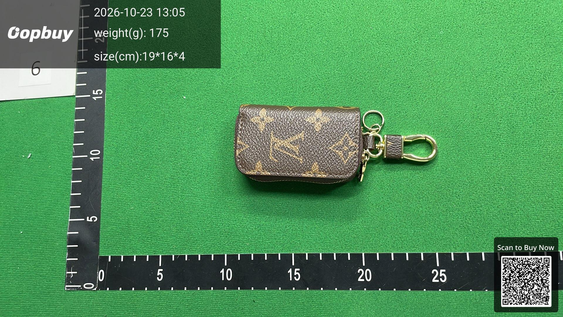 Foto QC 1 de Louis Vuitton Car Key Pouch Damier Azur