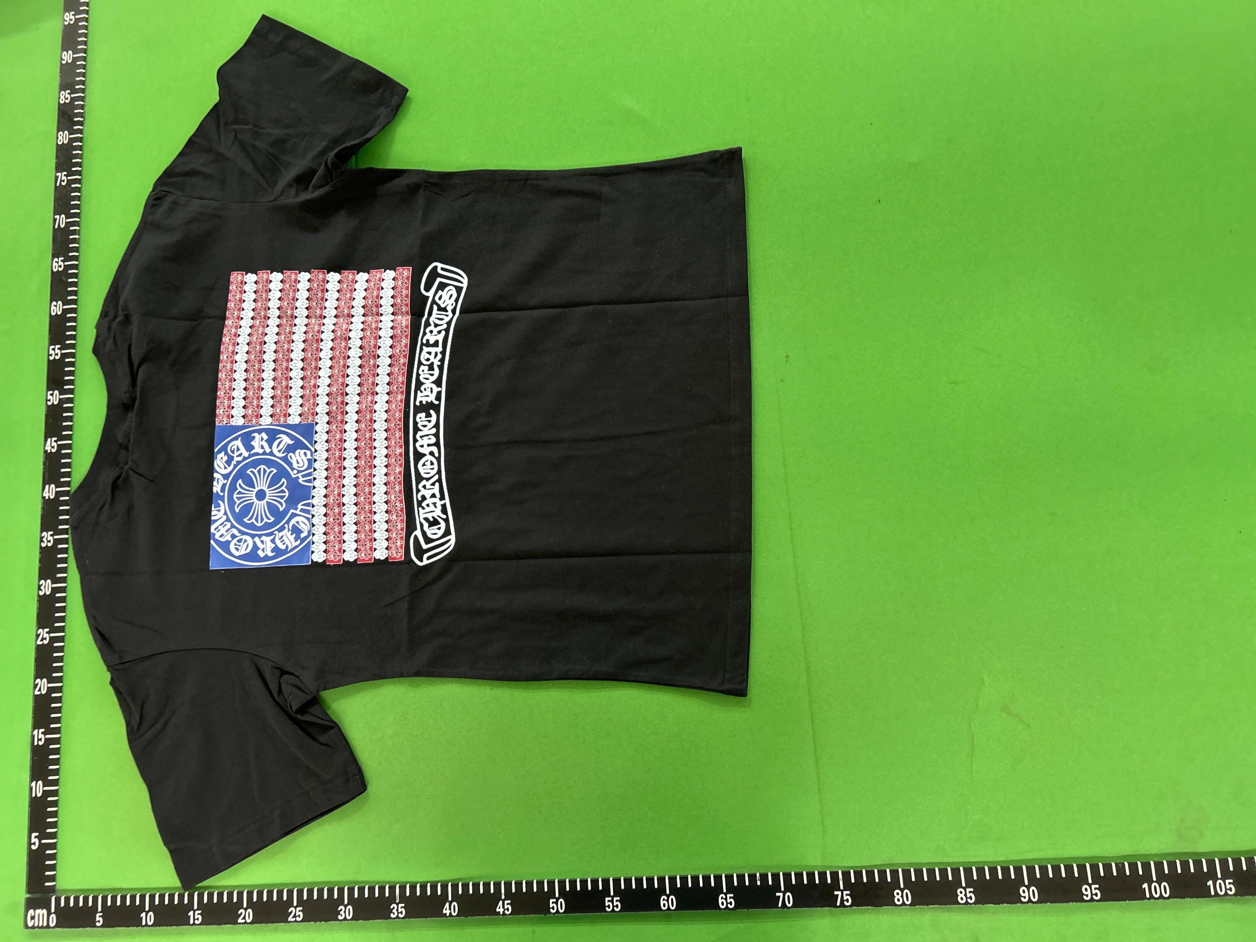 Foto QC 8 de Chrome Hearts T-shirt American Flag White