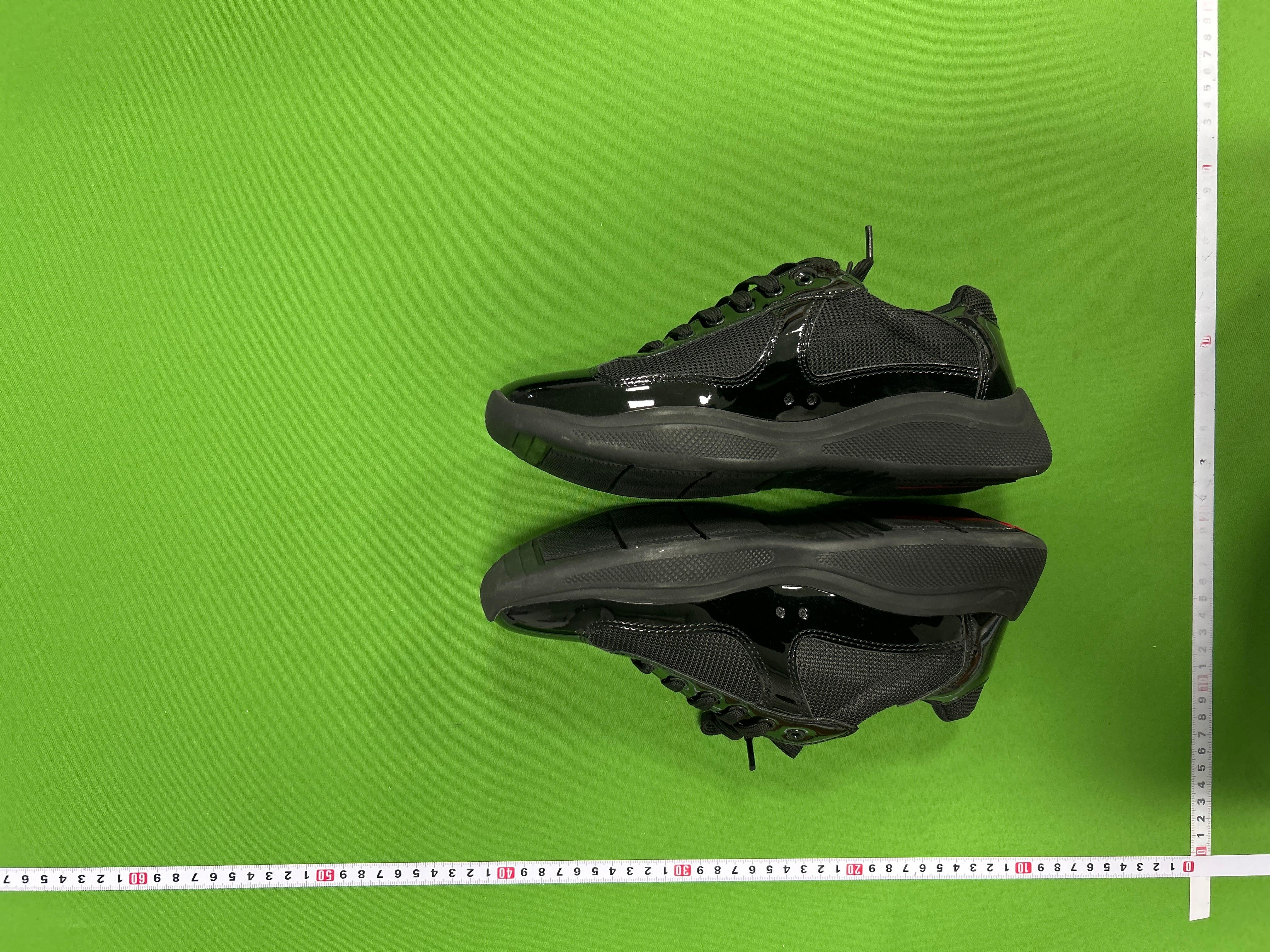 Foto QC 3 de Prada America's Cup Patent Leather Mesh Low Black 280507410201