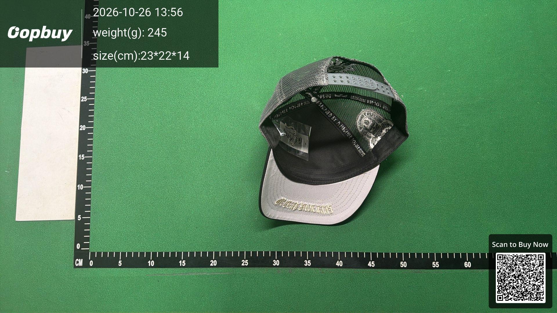 Foto QC 3 de Godspeed Script Logo Trucker Cap Black