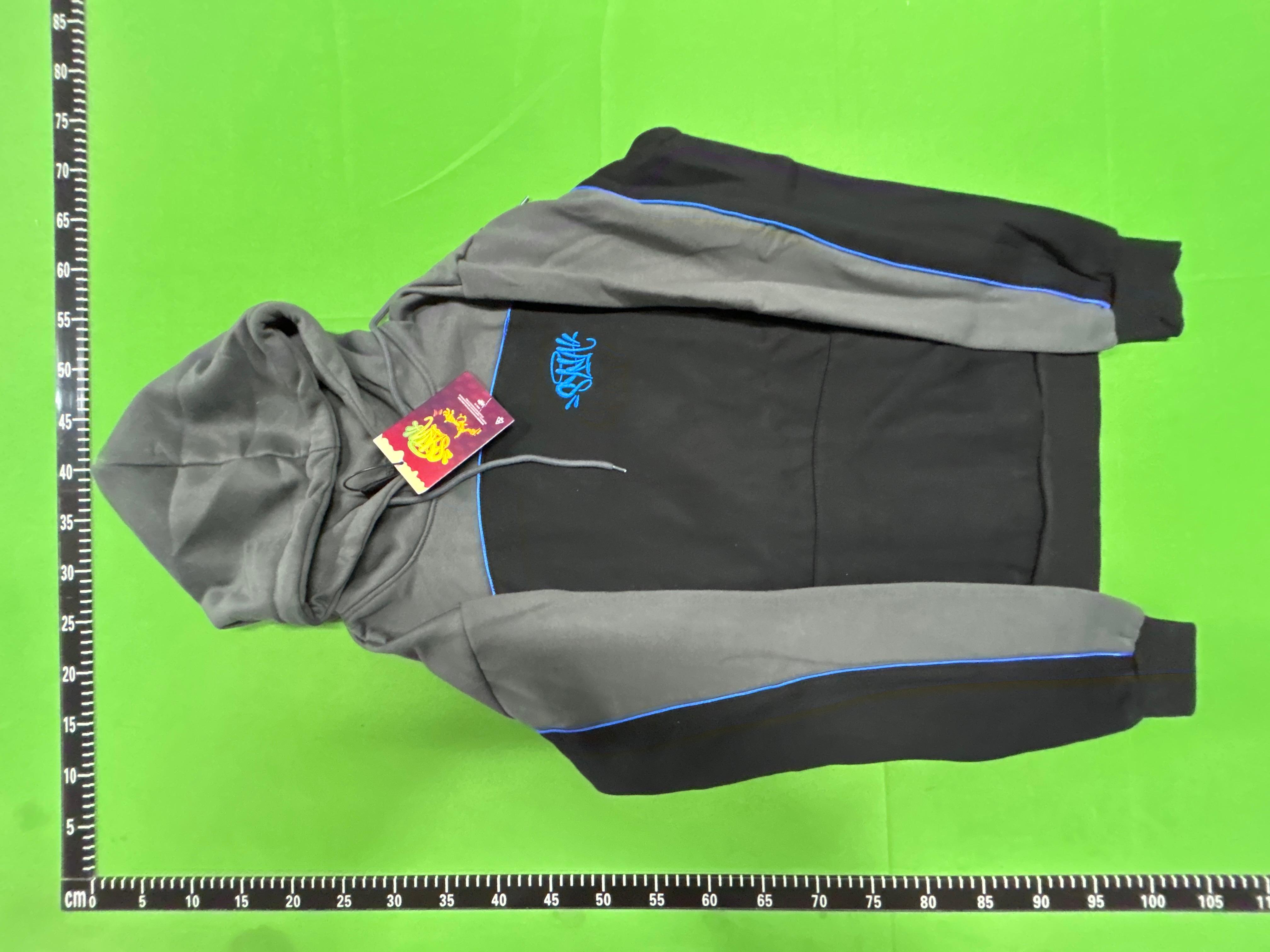 Foto QC 8 de Syna World Sweat Shorts Panelled Black Grey Blue