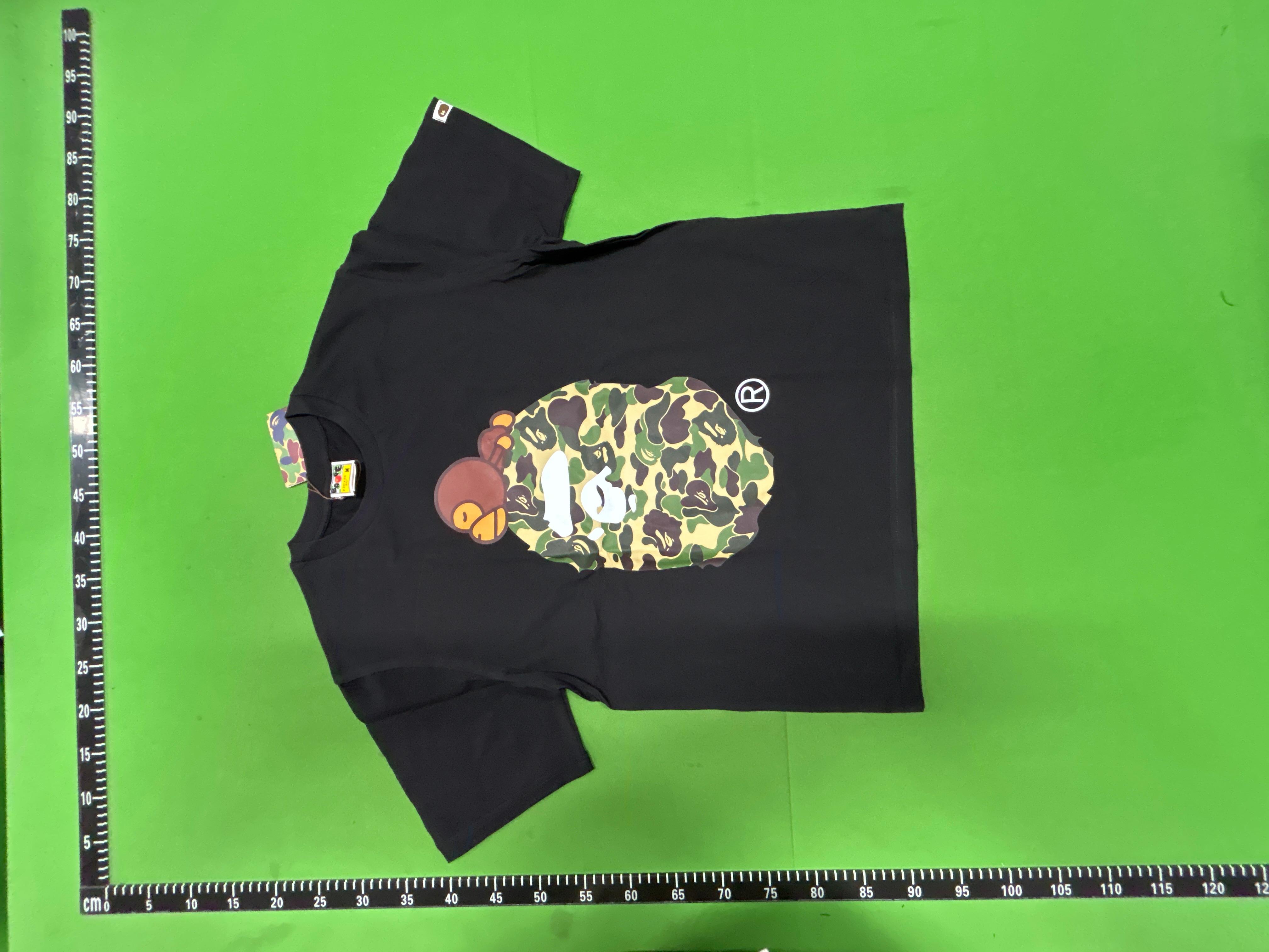 Foto QC 2 de BAPE ABC Camo Tee Side Big Ape Head Navy
