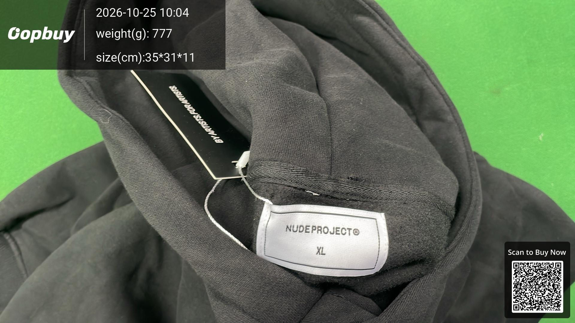 Foto QC 5 de Nude Project Classic Hoodie Green