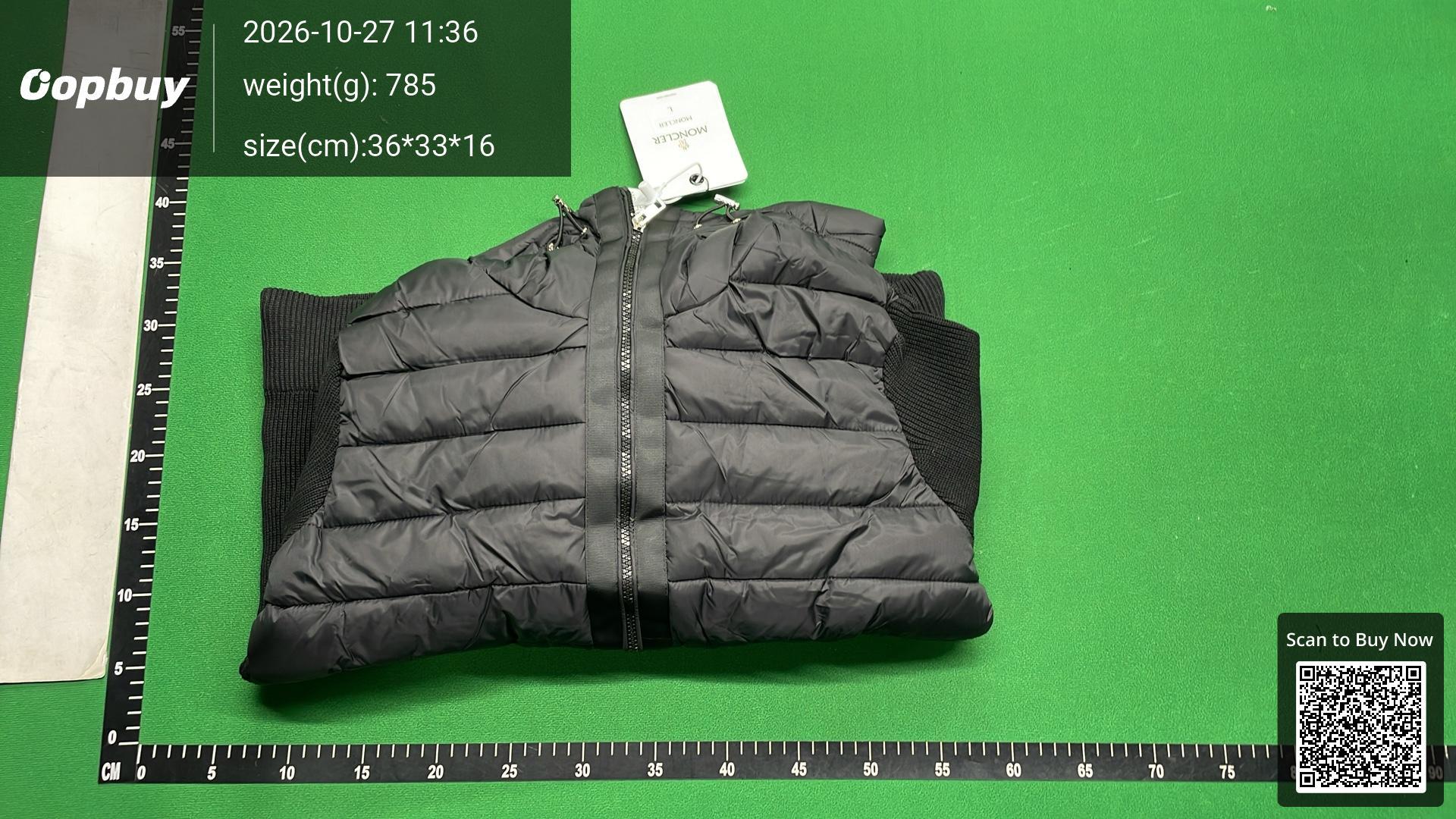 Foto QC 8 de C.P. Company Down Jacket Hybrid Knit Olive