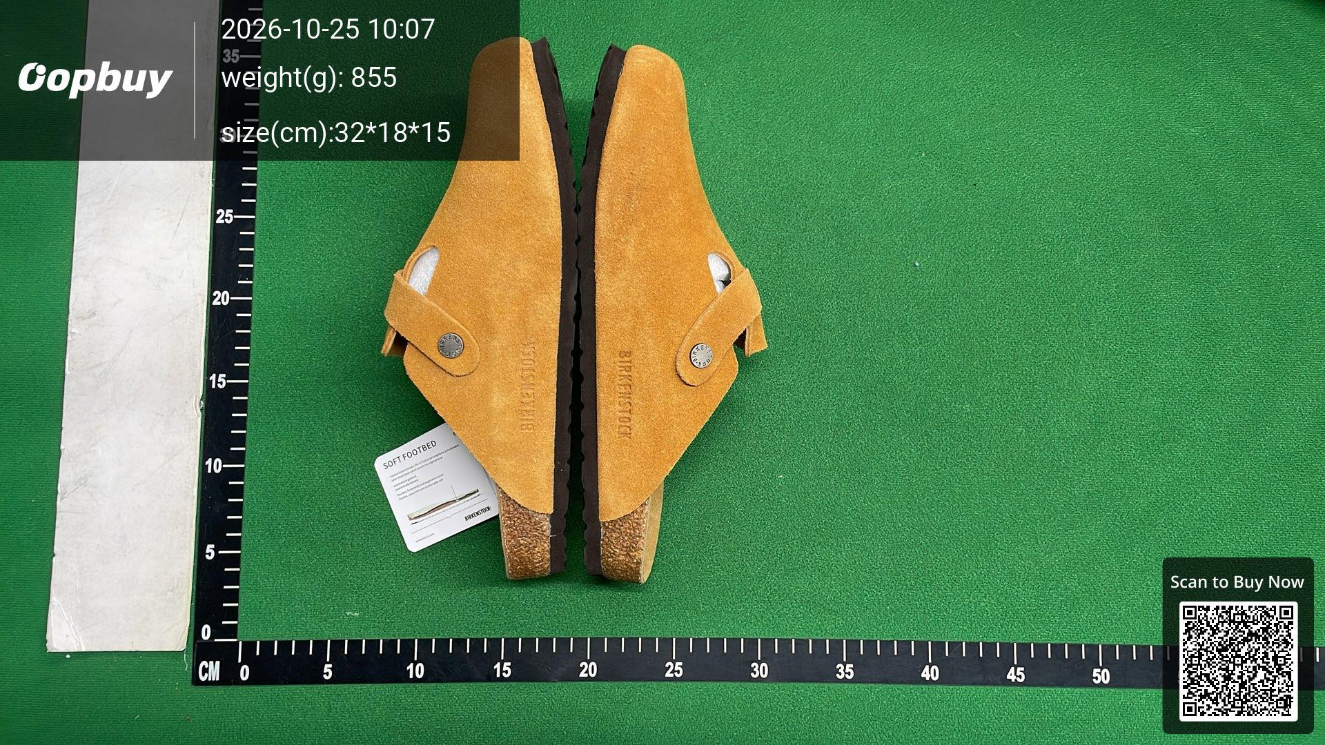 Foto QC 8 de Birkenstock Boston Pink Suede Soft Footbed Chrome Hearts Cross
