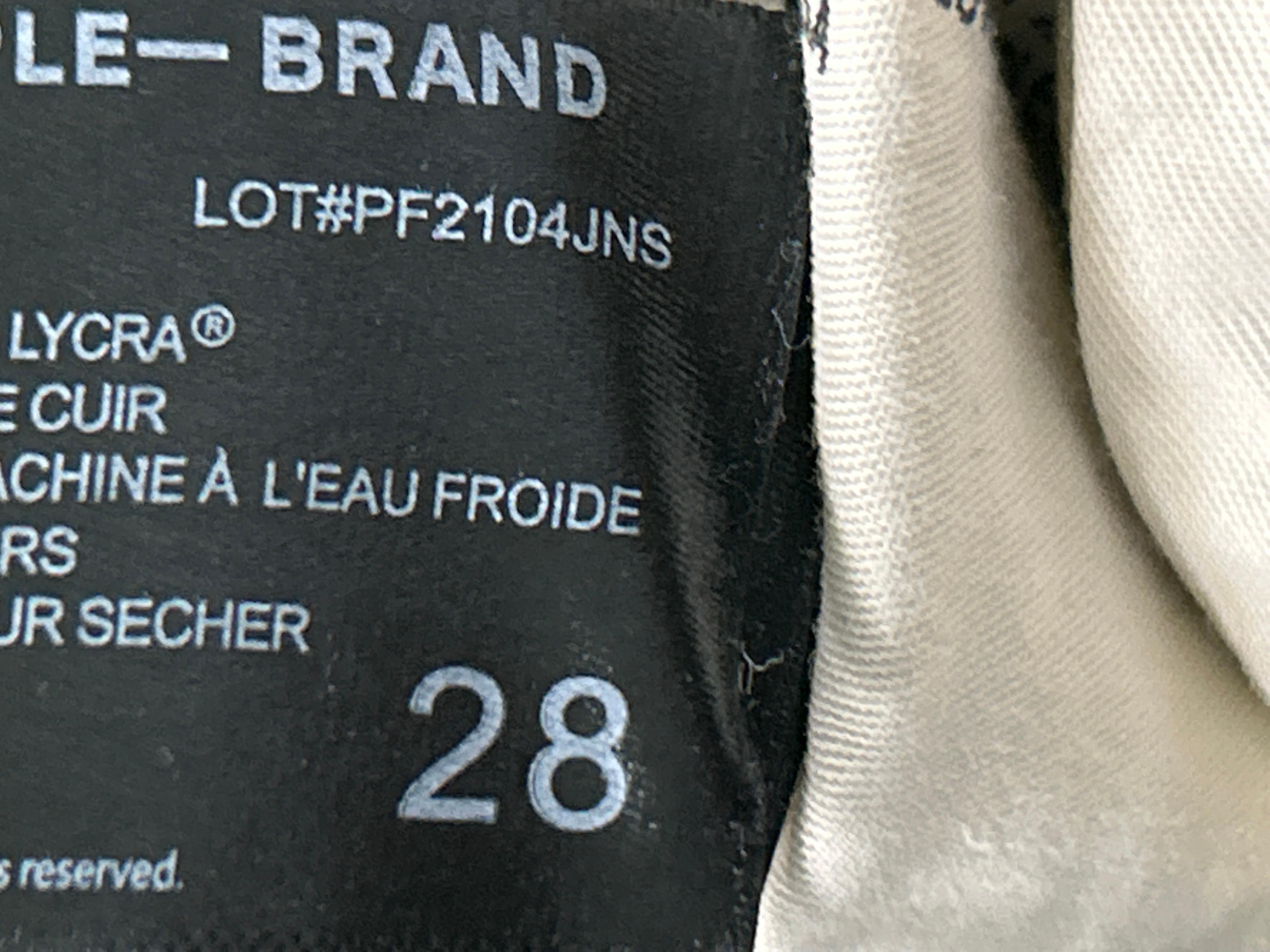 Foto QC 2 de Purple Brand P004 Jeans Letters Screen Print Flare Black