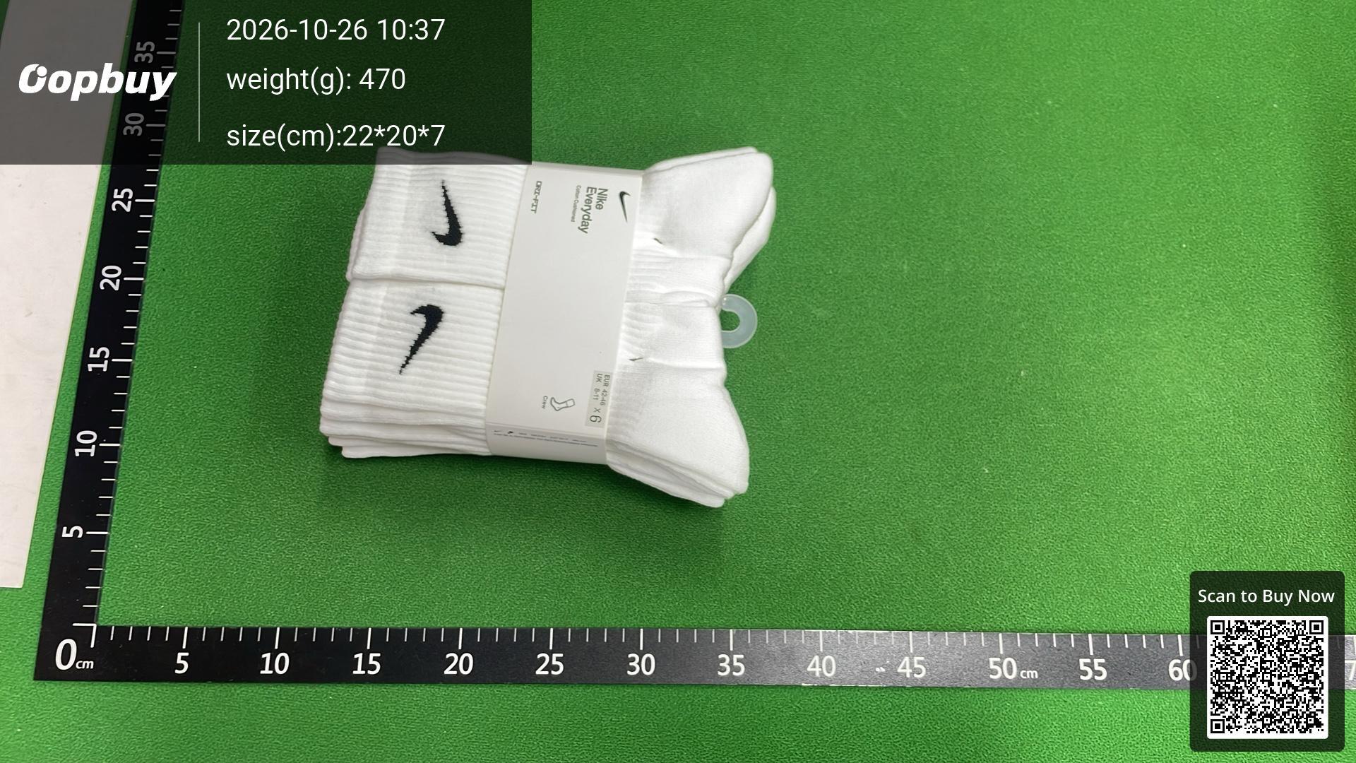 Foto QC 4 de Nike Crew Socks Cushioned White